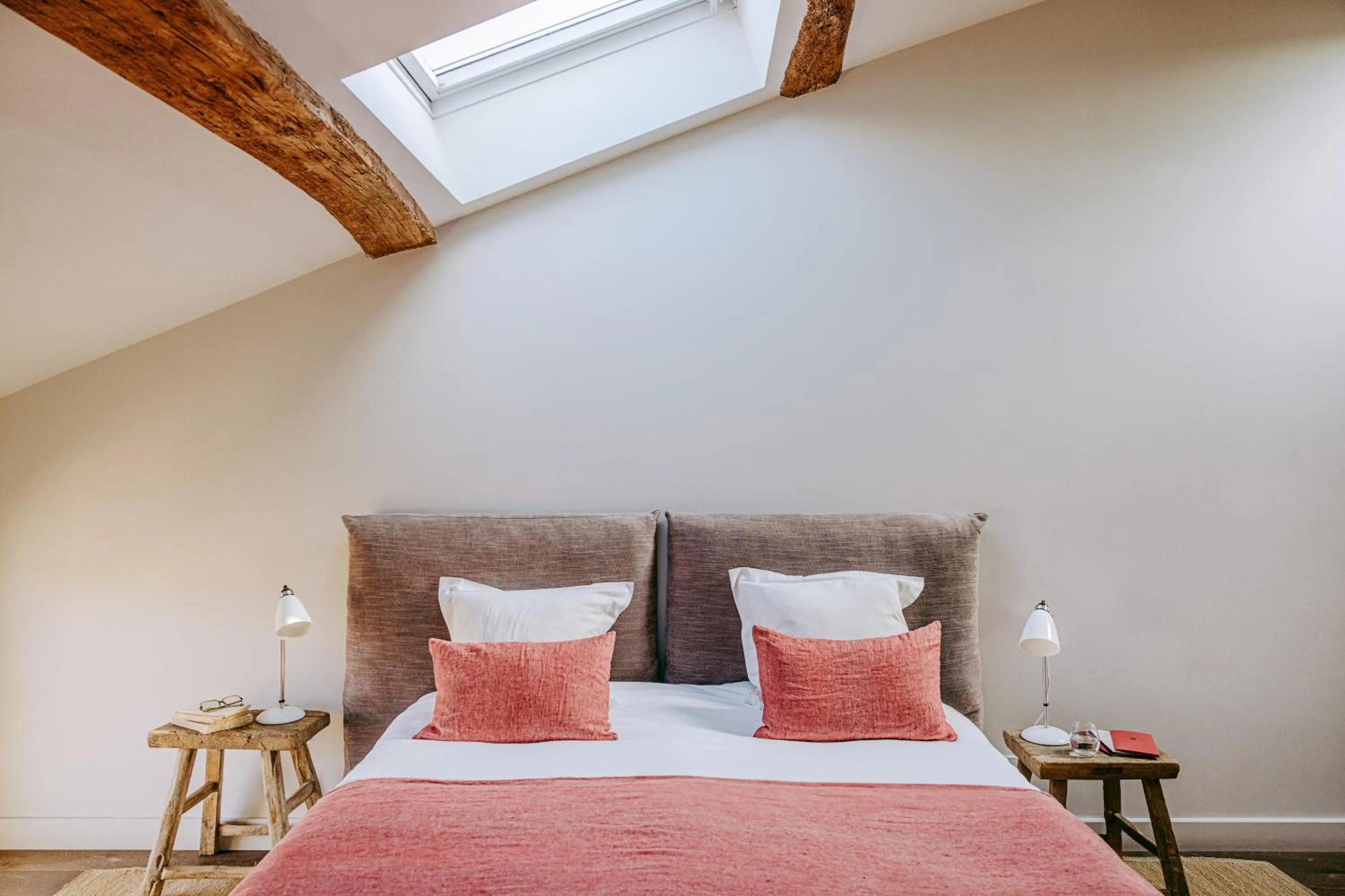 Bed in Logis de la Cadène