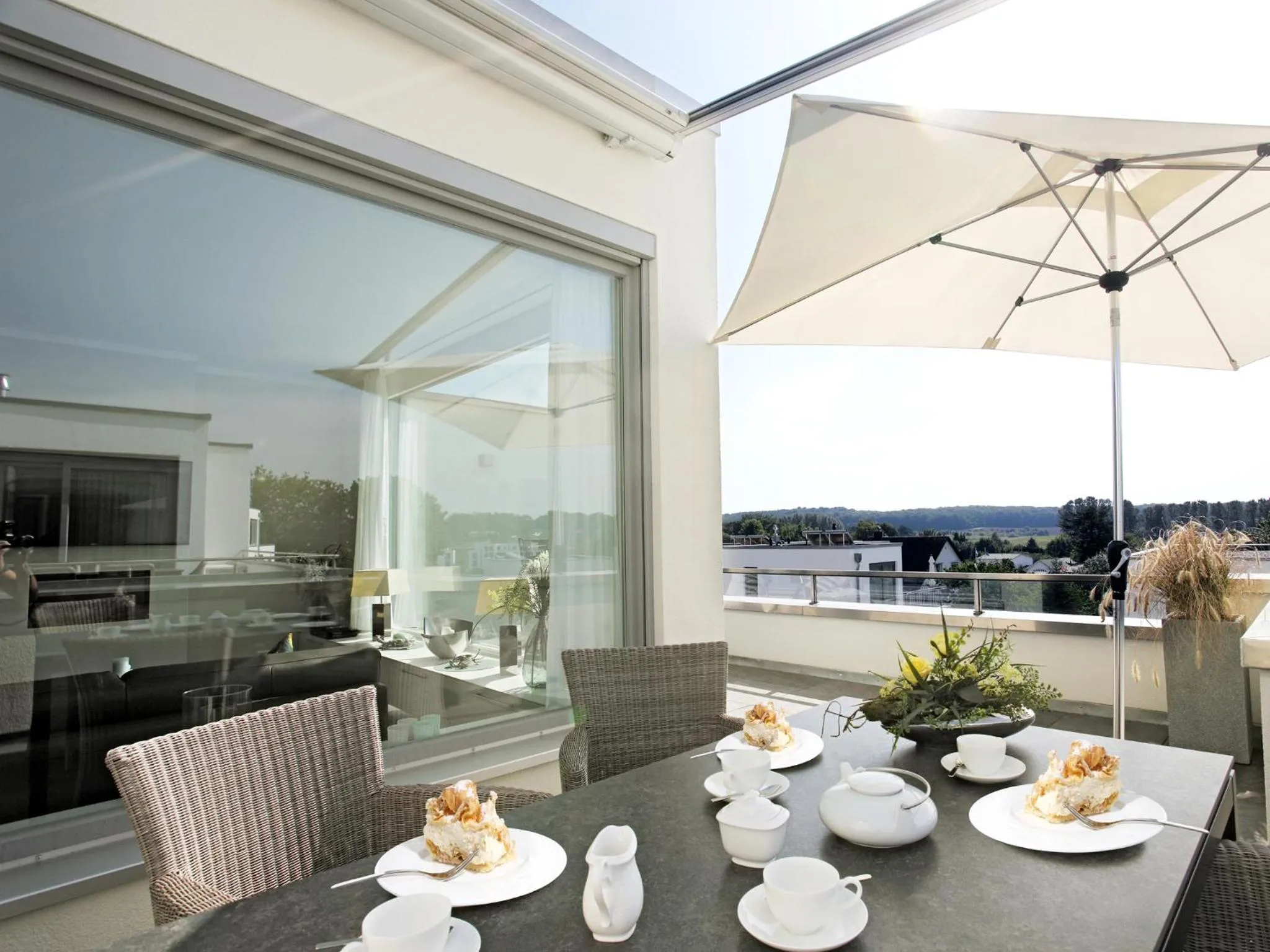 Villa Sonneninsel in Binz - mit Sauna und zwei Terrassen
