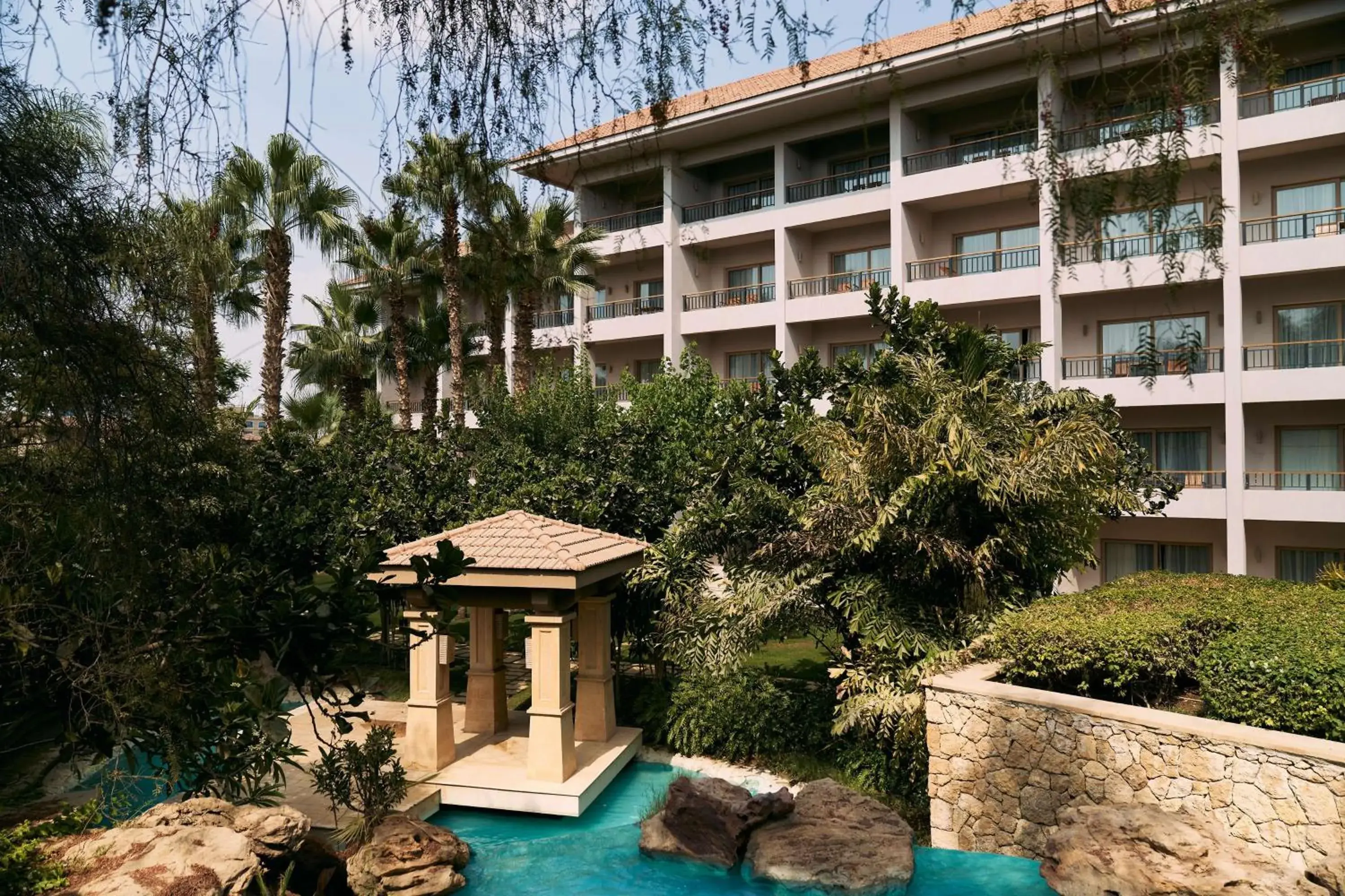 Property building in Dusit Thani LakeView Cairo Property building in Dusit Thani LakeView Cairo