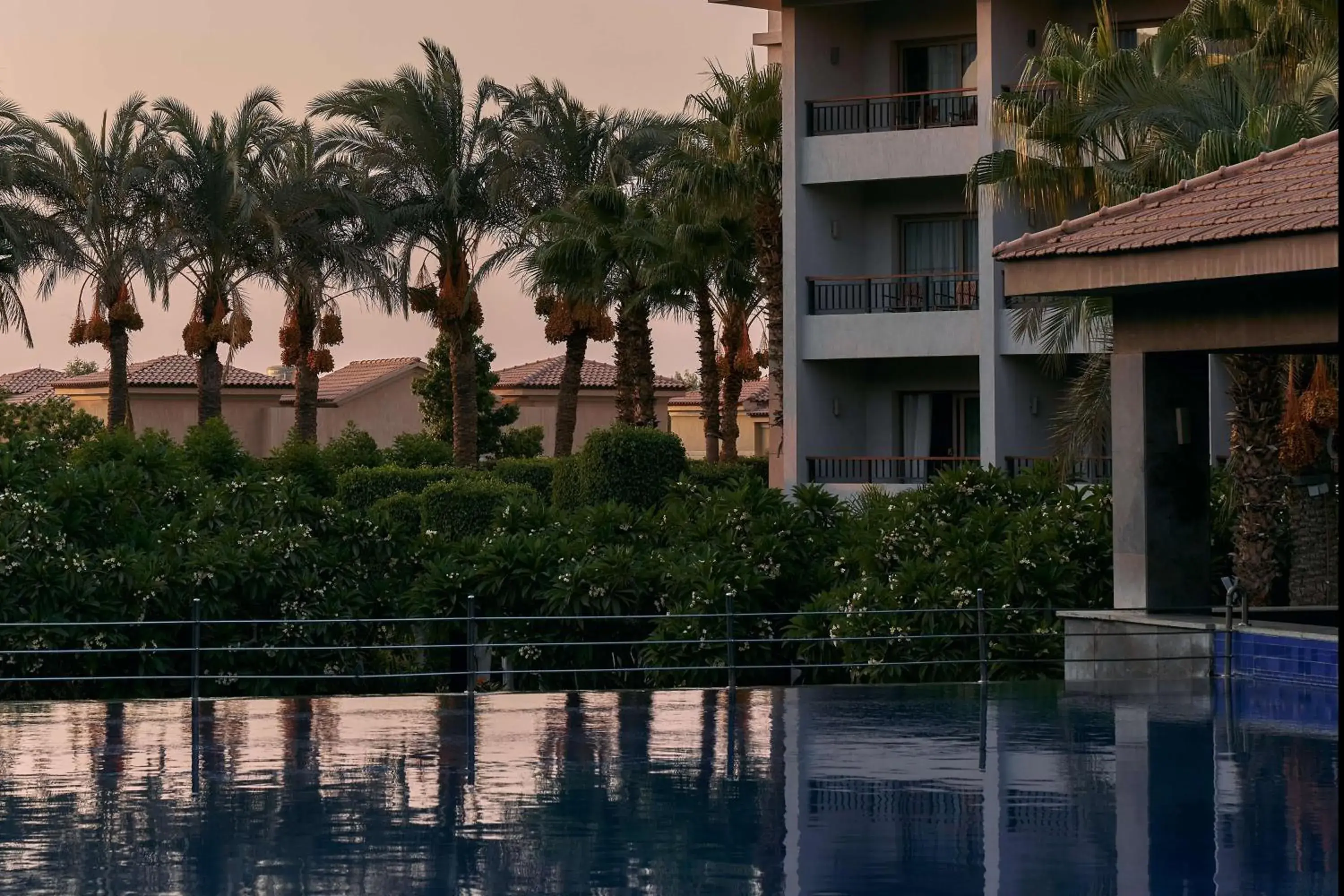 Property building in Dusit Thani LakeView Cairo Property building in Dusit Thani LakeView Cairo