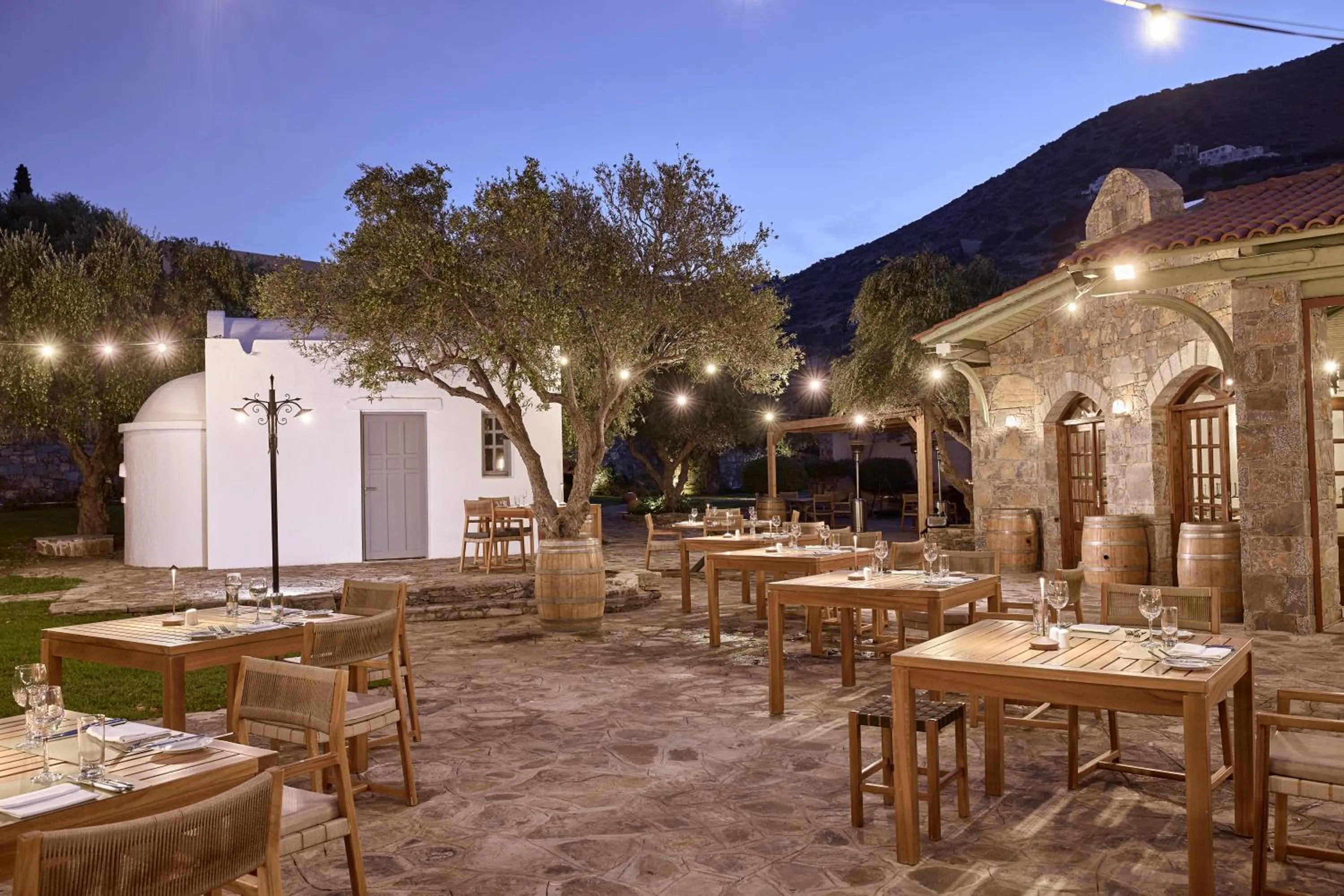 Dining area in Aquila Elounda Village Resort, Suites & Spa