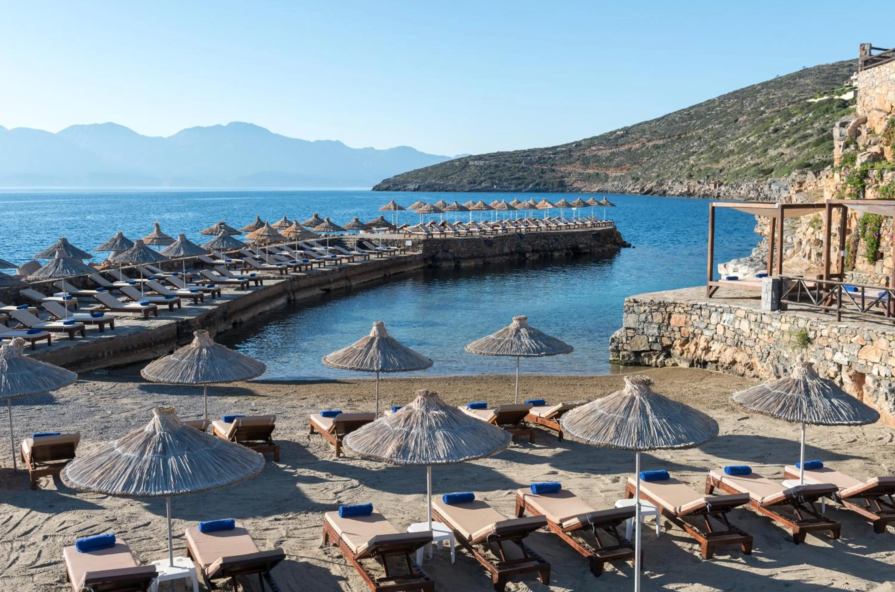Beach in Aquila Elounda Village Resort, Suites & Spa