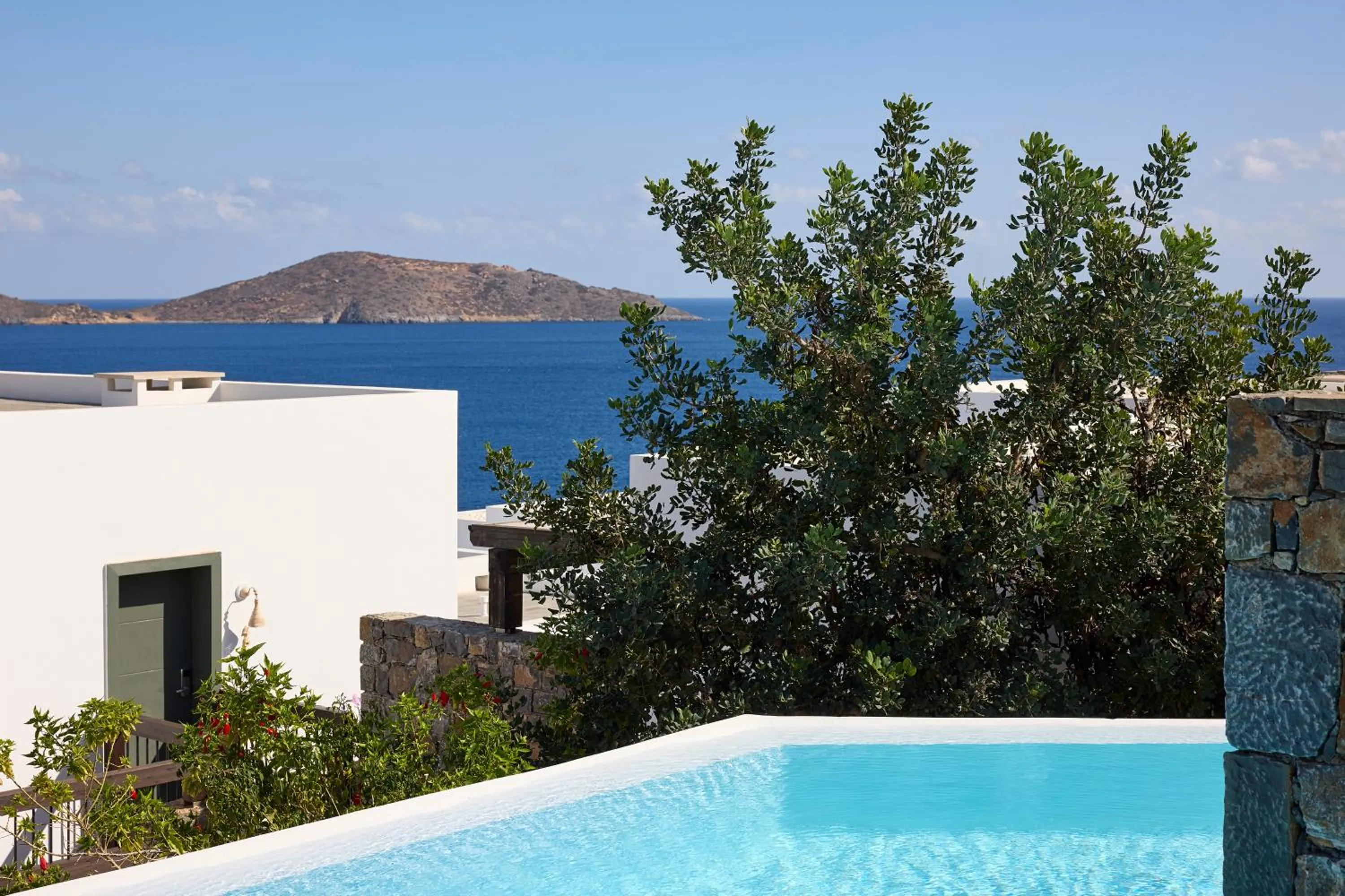 Pool view in Aquila Elounda Village Resort, Suites & Spa