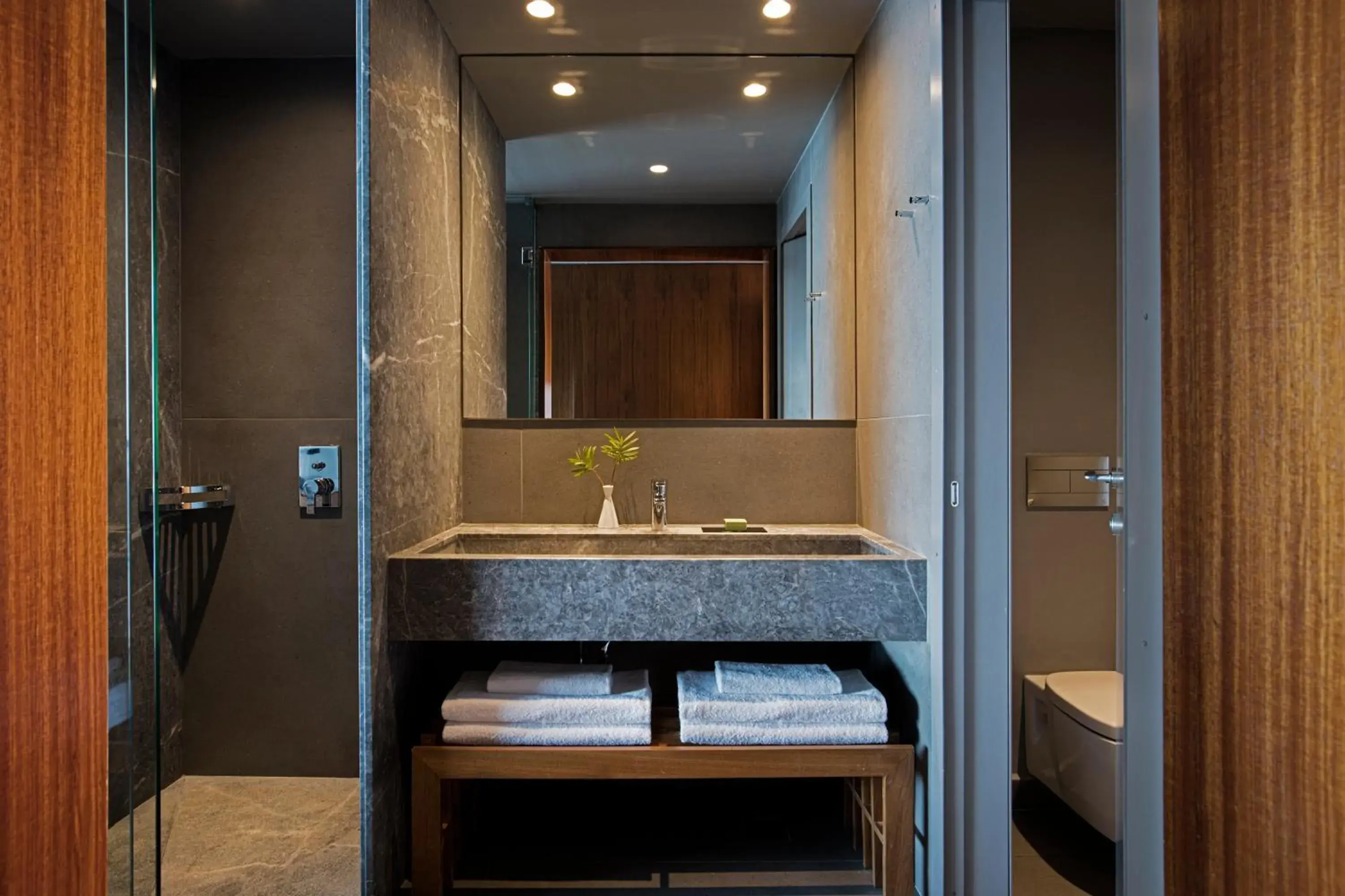 Bathroom in Aquila Elounda Village Resort, Suites & Spa Bathroom in Aquila Elounda Village Resort, Suites & Spa