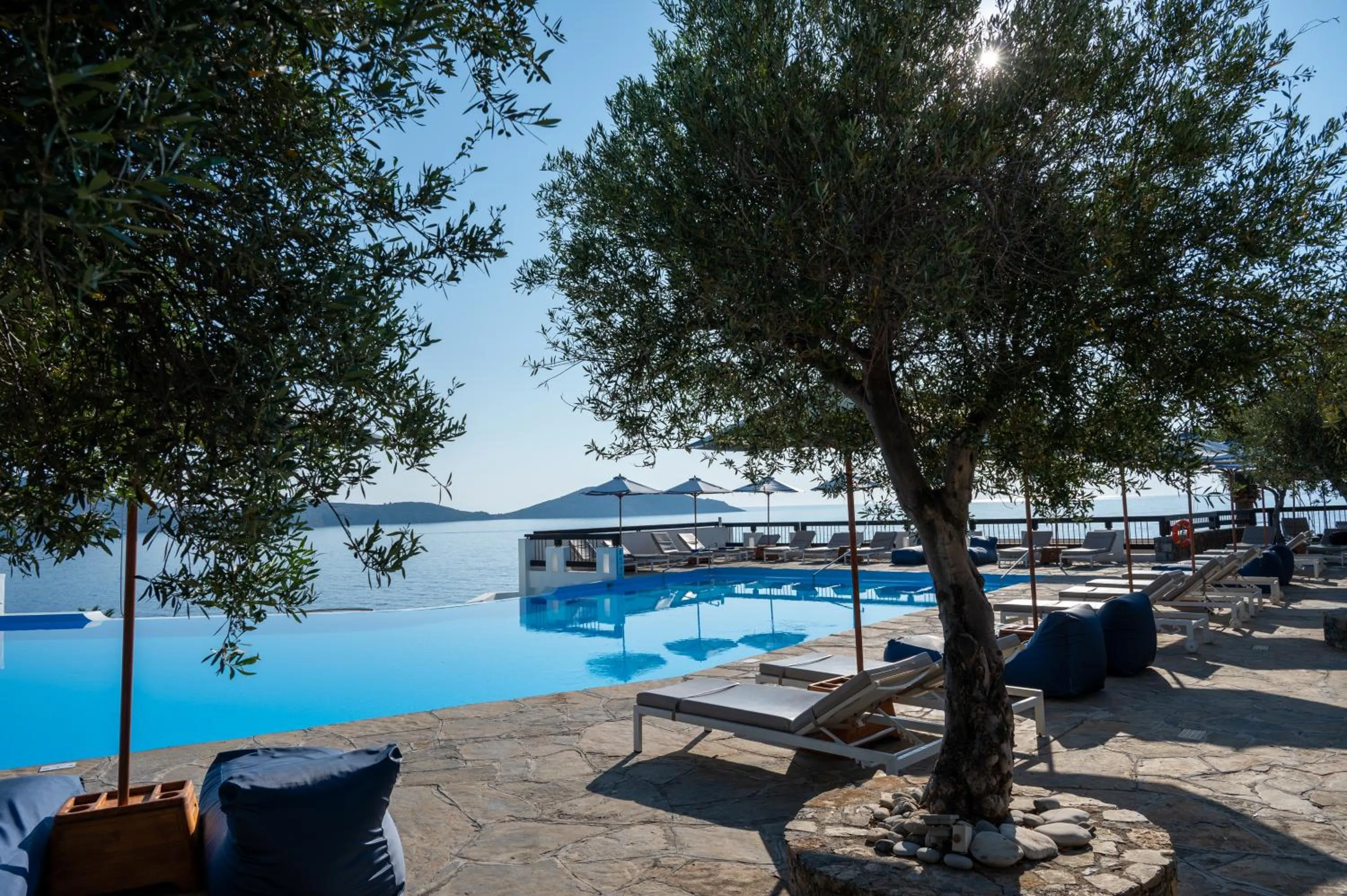 Pool view in Aquila Elounda Village Resort, Suites & Spa