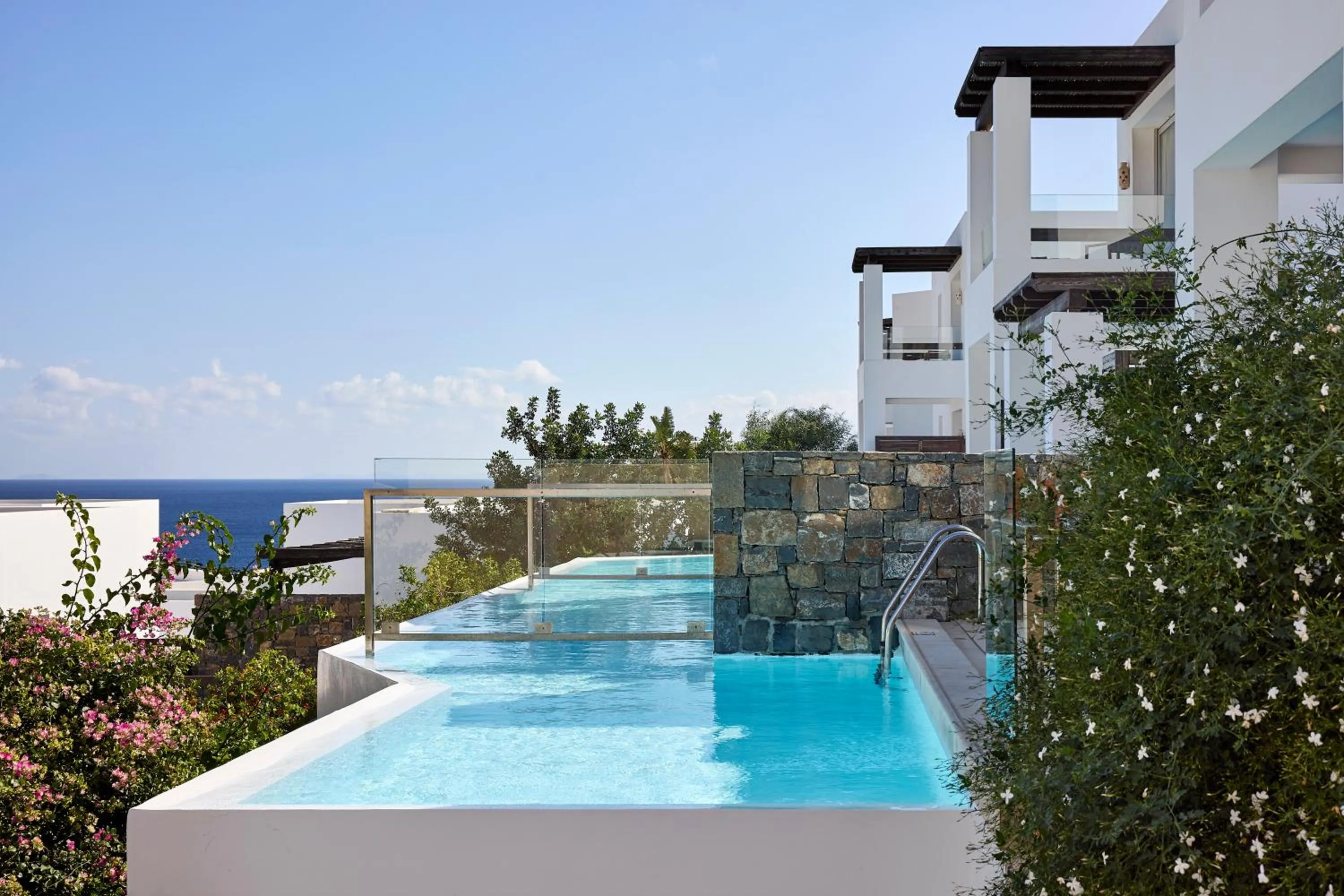 Pool view in Aquila Elounda Village Resort, Suites & Spa