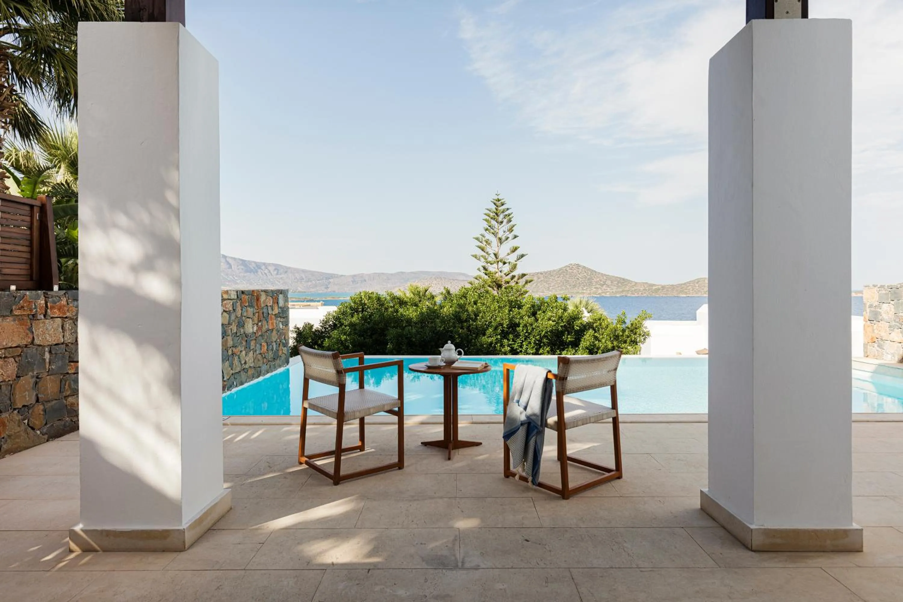 Swimming pool in Aquila Elounda Village Resort, Suites & Spa