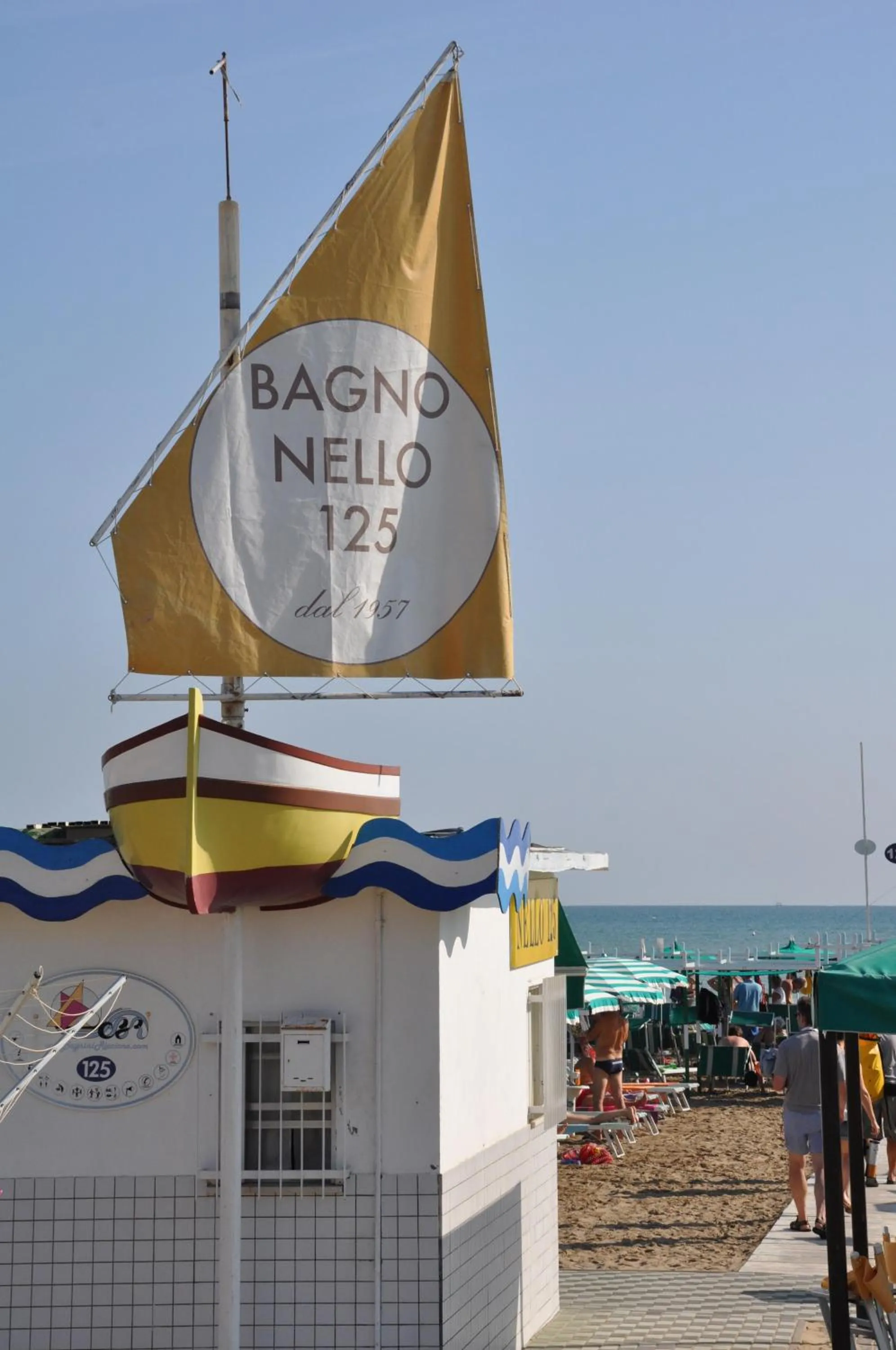 Beach in Hotel Adelphi