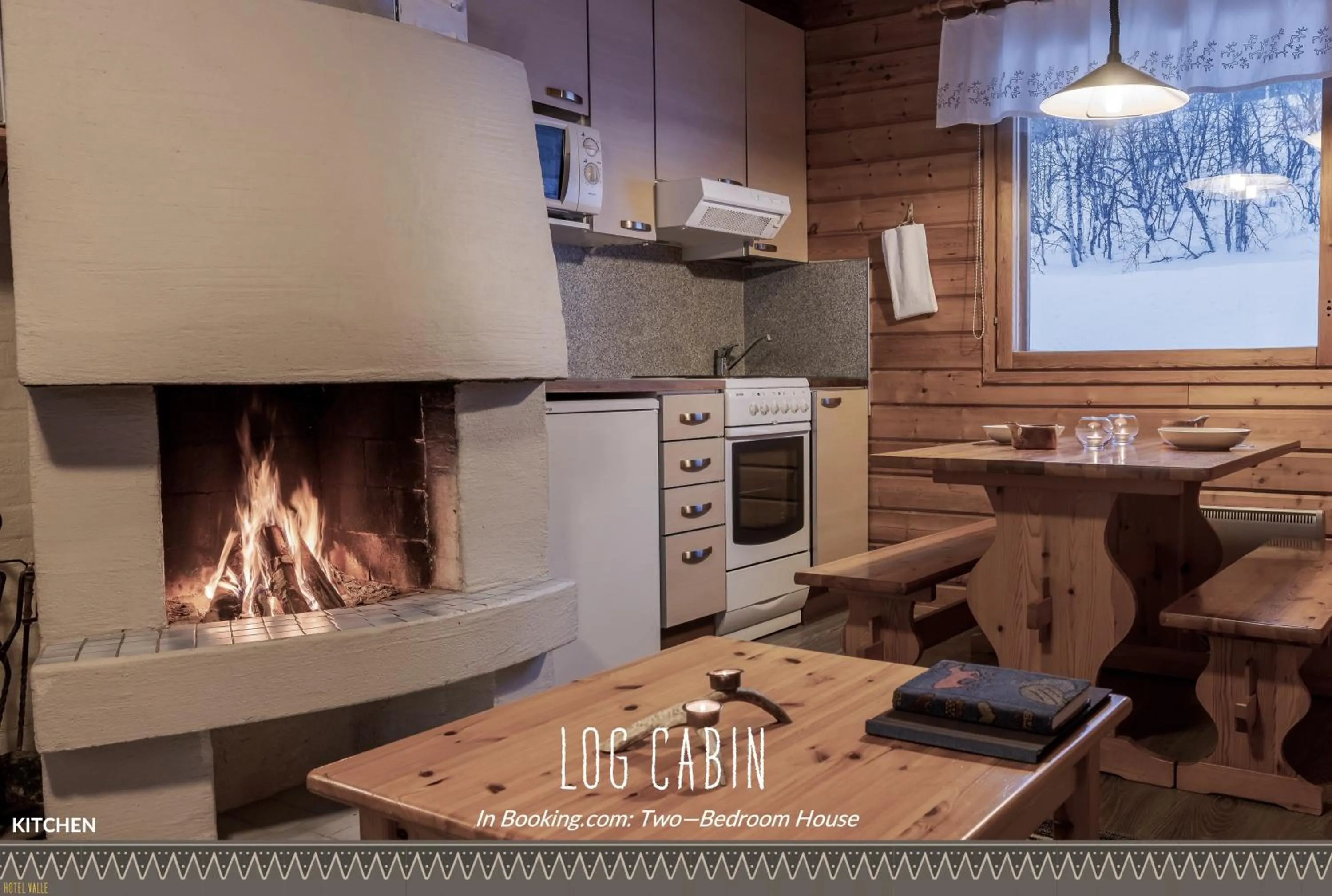 Two-Bedroom House in Hotel Valle Lapland