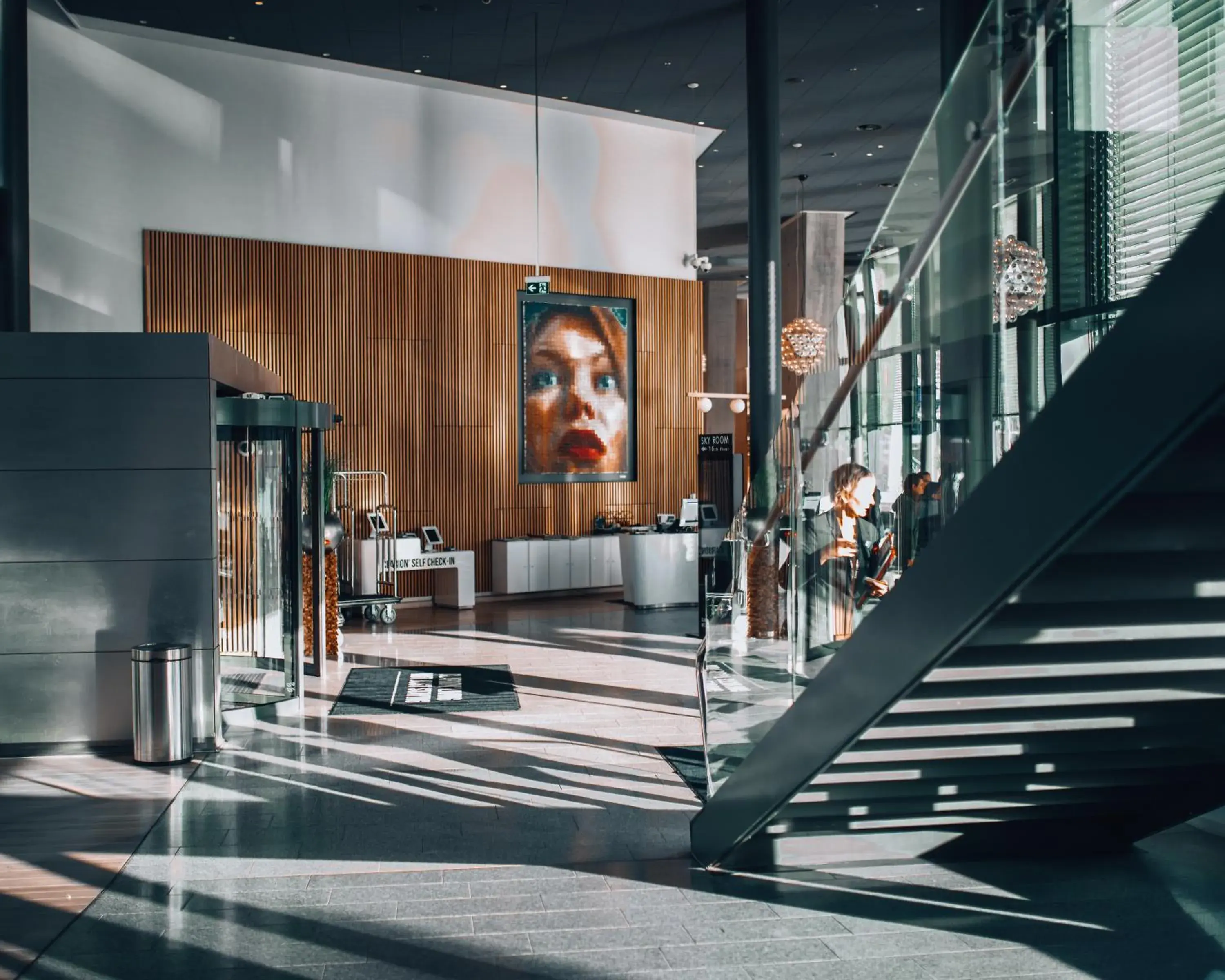 Lobby or reception in Clarion Hotel Helsinki Lobby or reception in Clarion Hotel Helsinki