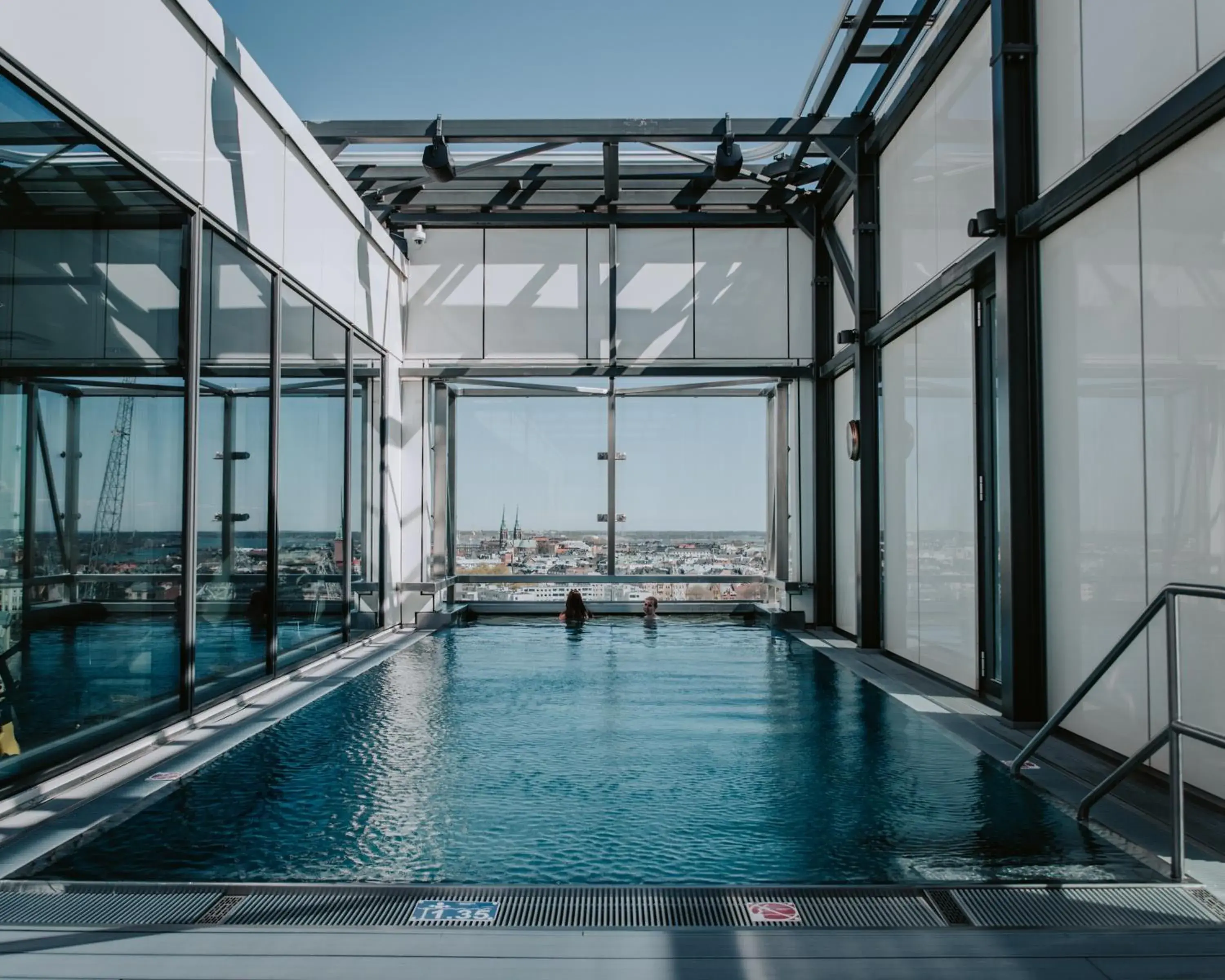 Pool view in Clarion Hotel Helsinki Pool view in Clarion Hotel Helsinki