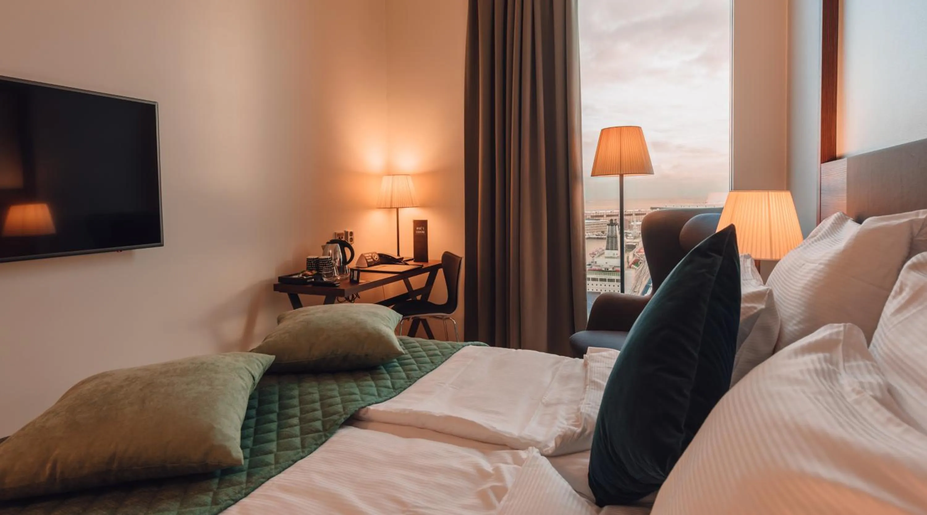 Bedroom, Bed in Clarion Hotel Helsinki