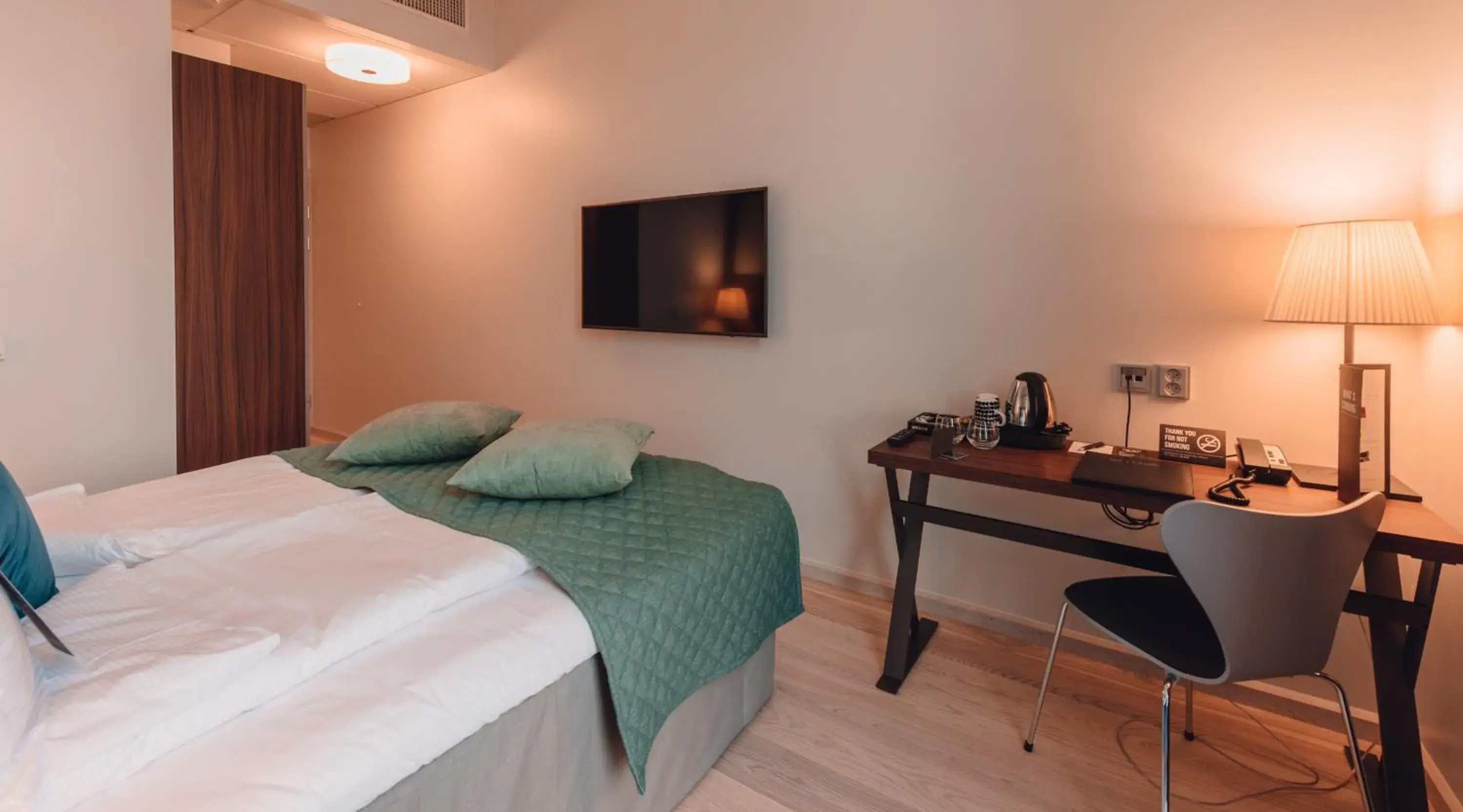 Photo of the whole room, Bed in Clarion Hotel Helsinki Photo of the whole room, Bed in Clarion Hotel Helsinki