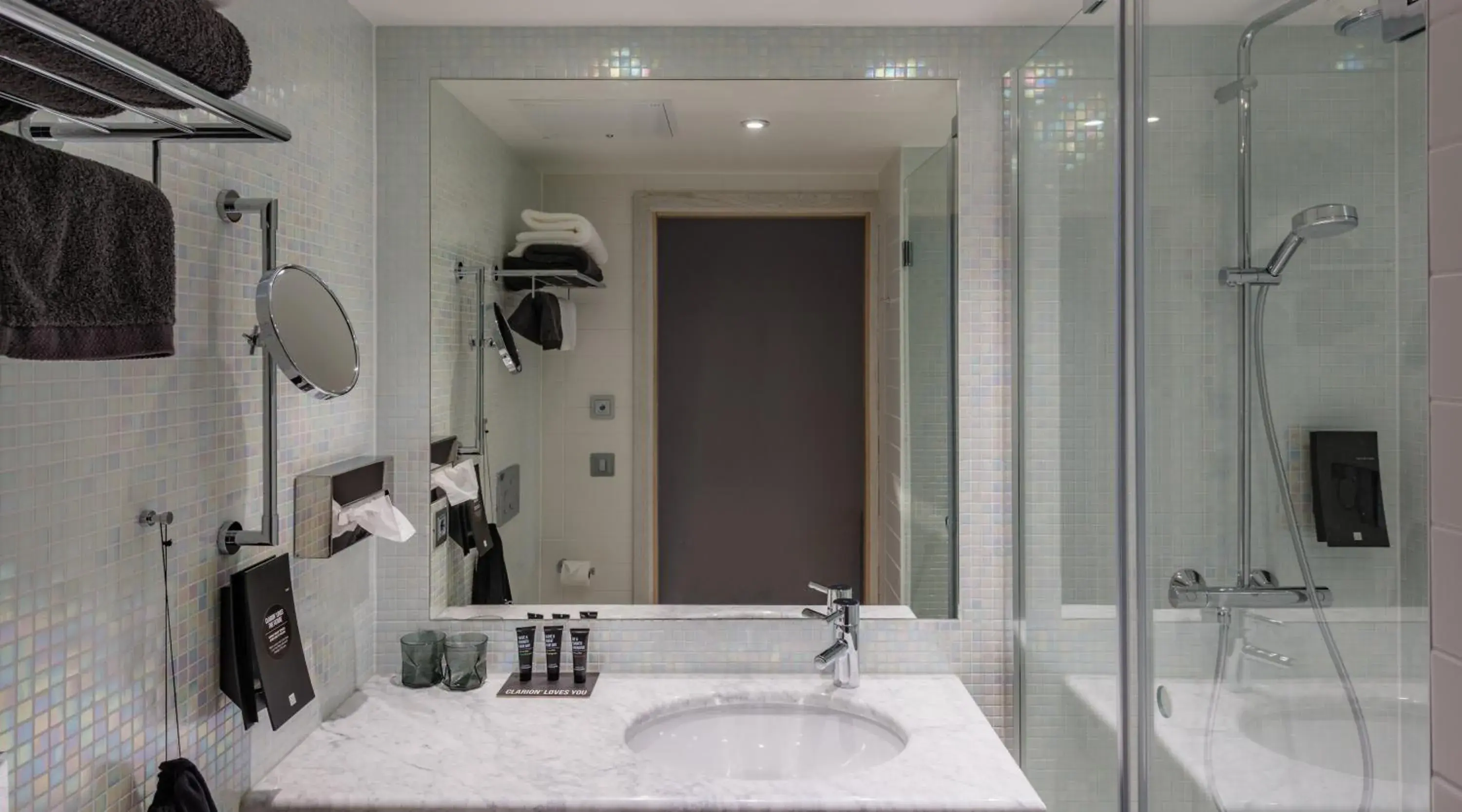 Bathroom in Clarion Hotel Helsinki Bathroom in Clarion Hotel Helsinki