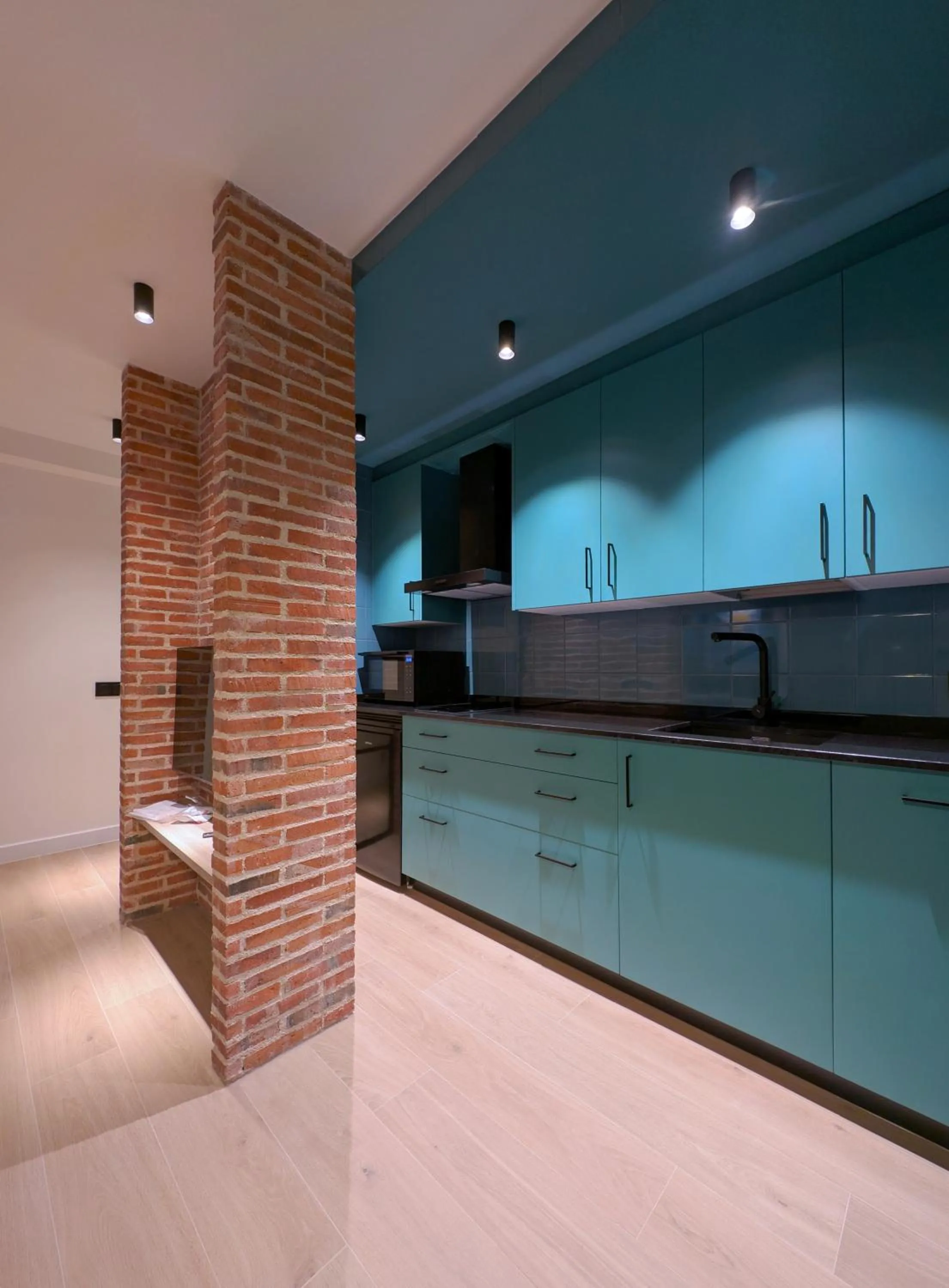 Kitchen or kitchenette in Posada Doña Urraca