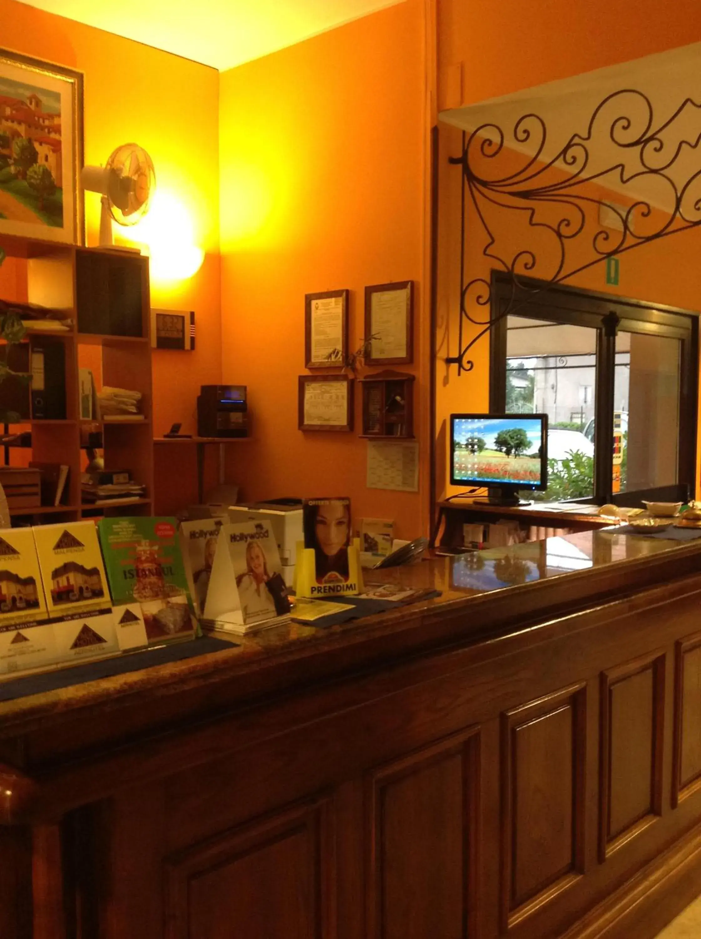 Lobby or reception in Aer Hotel Malpensa Lobby or reception in Aer Hotel Malpensa