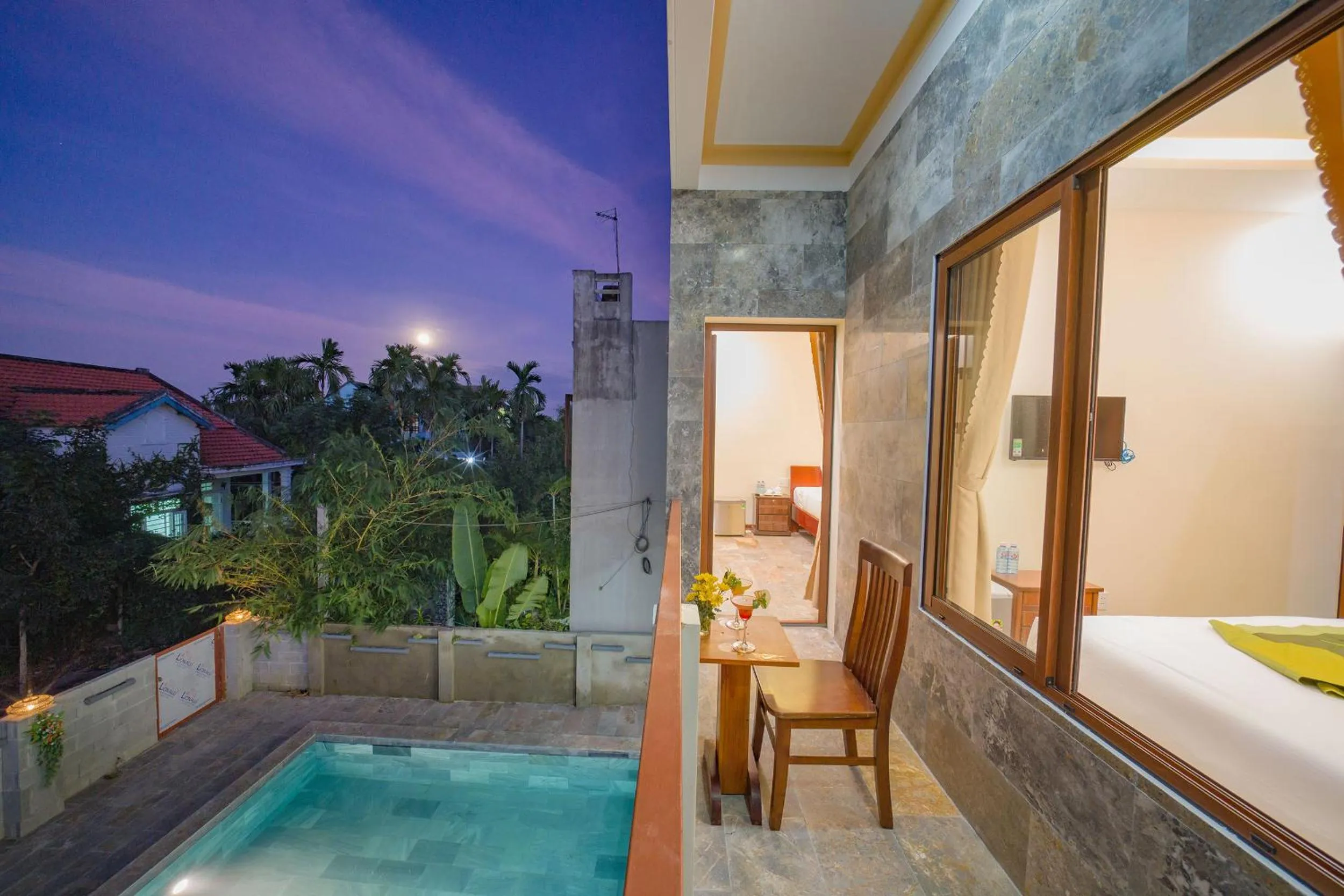 Balcony/Terrace in Herbal Tea Homestay