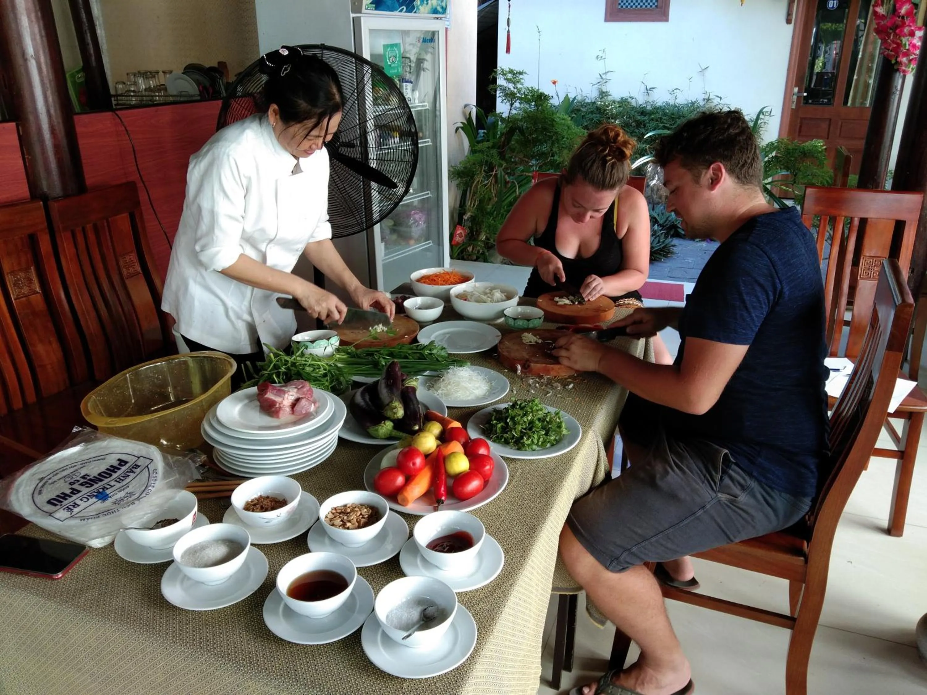 People in Herbal Tea Homestay