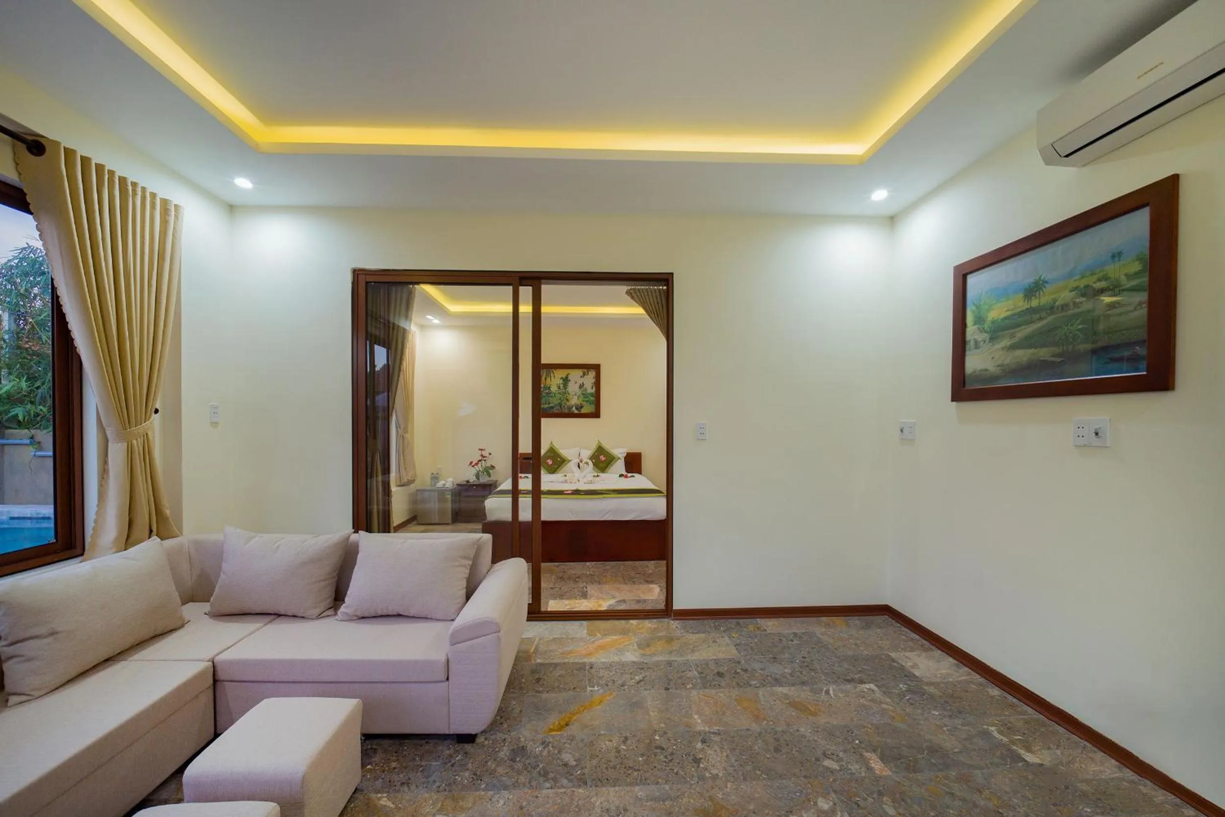 Bed in Herbal Tea Homestay