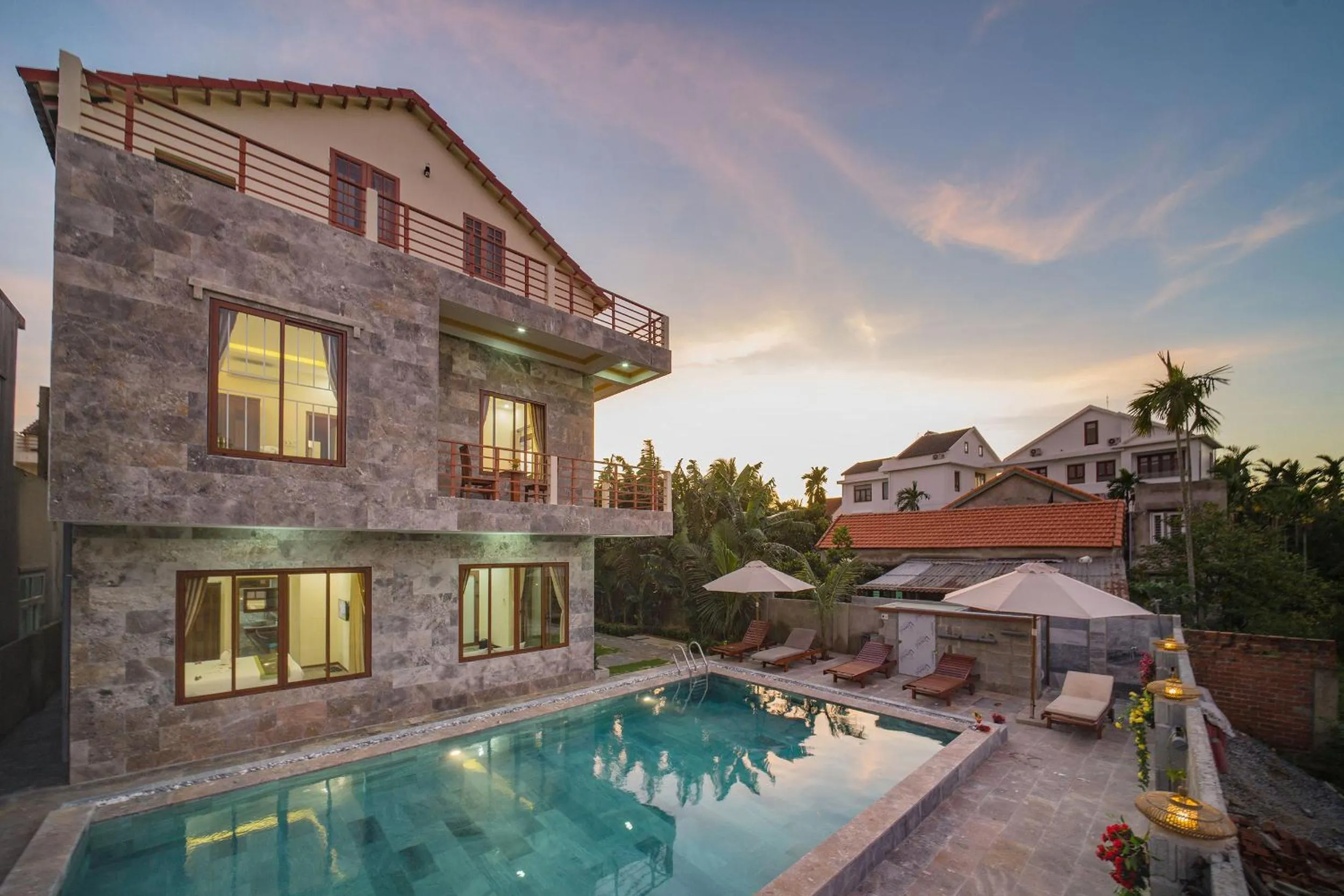 Balcony/Terrace in Herbal Tea Homestay