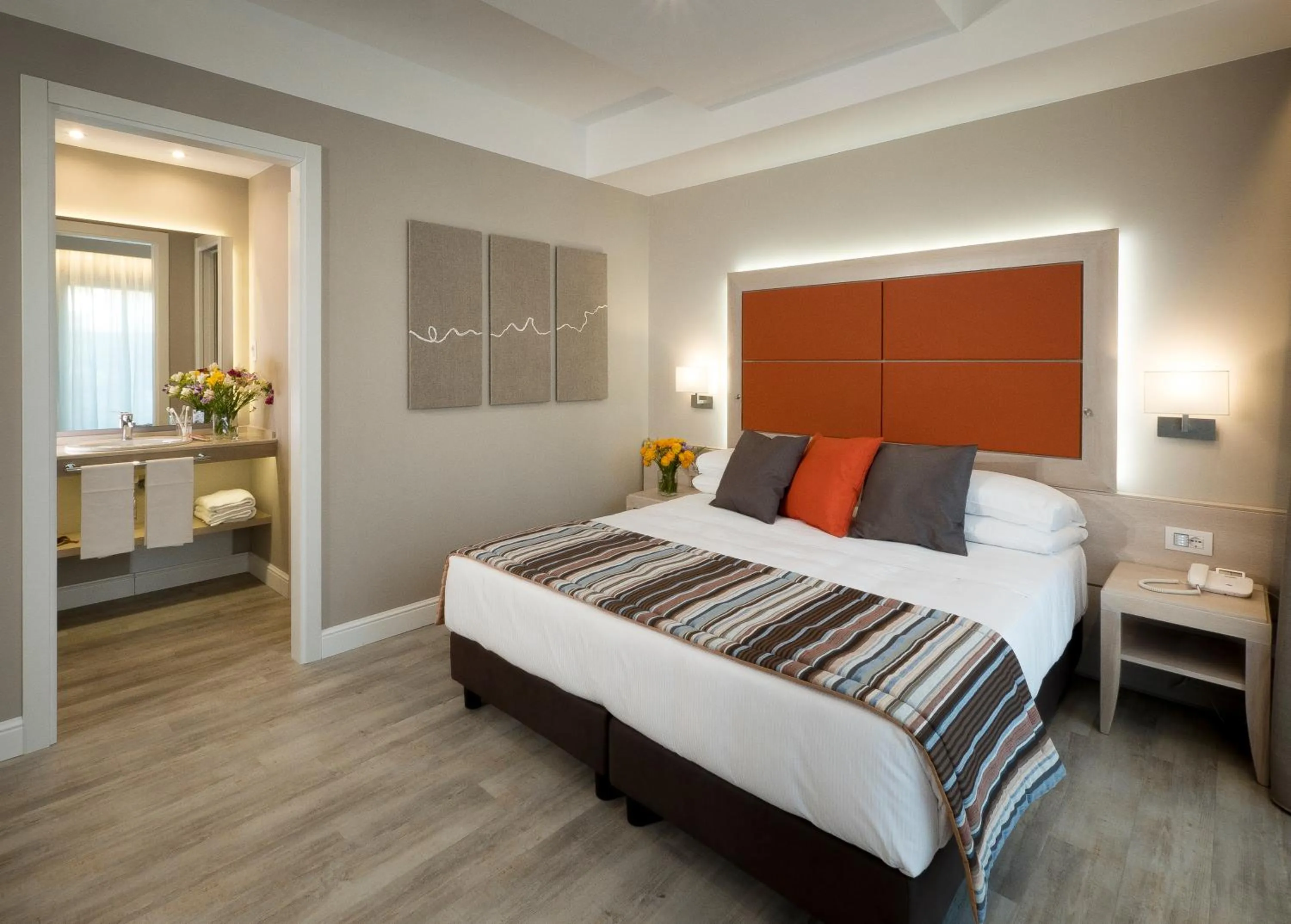 Bedroom, Bed in Hotel Villa Maria Regina