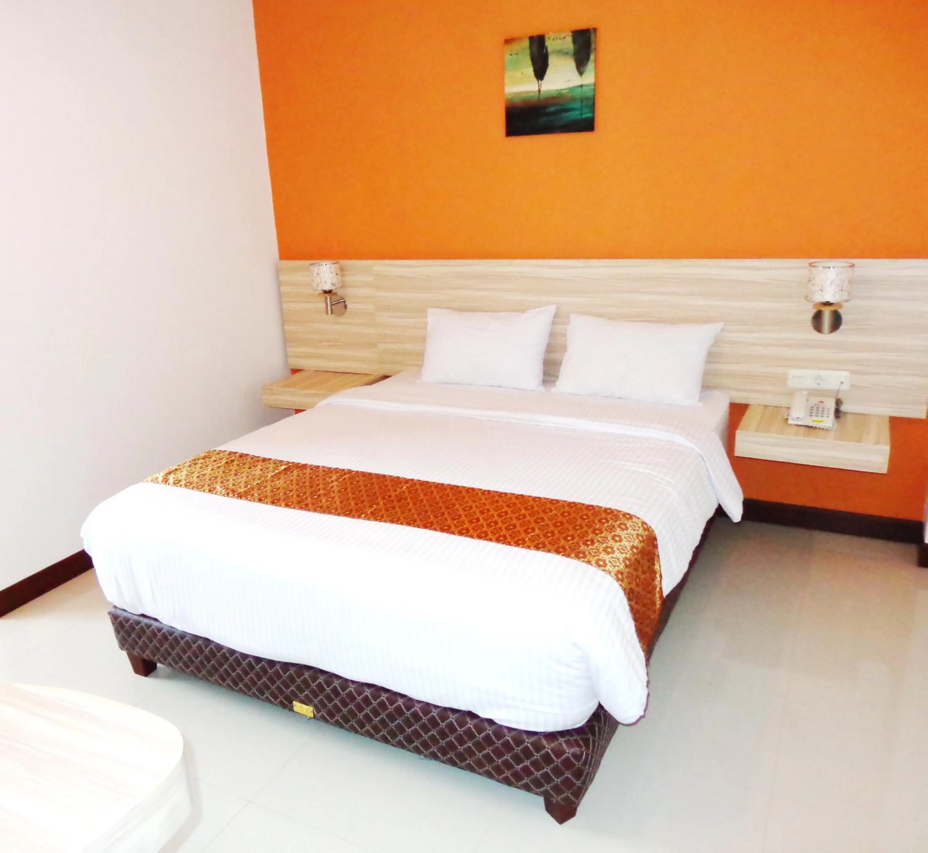 Bed in Frank's Hotel