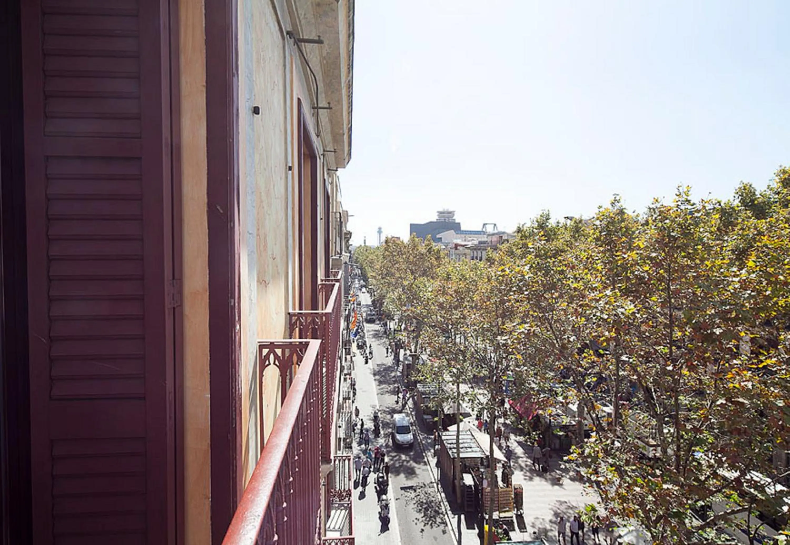 Street view in Aparthotel Rambla108