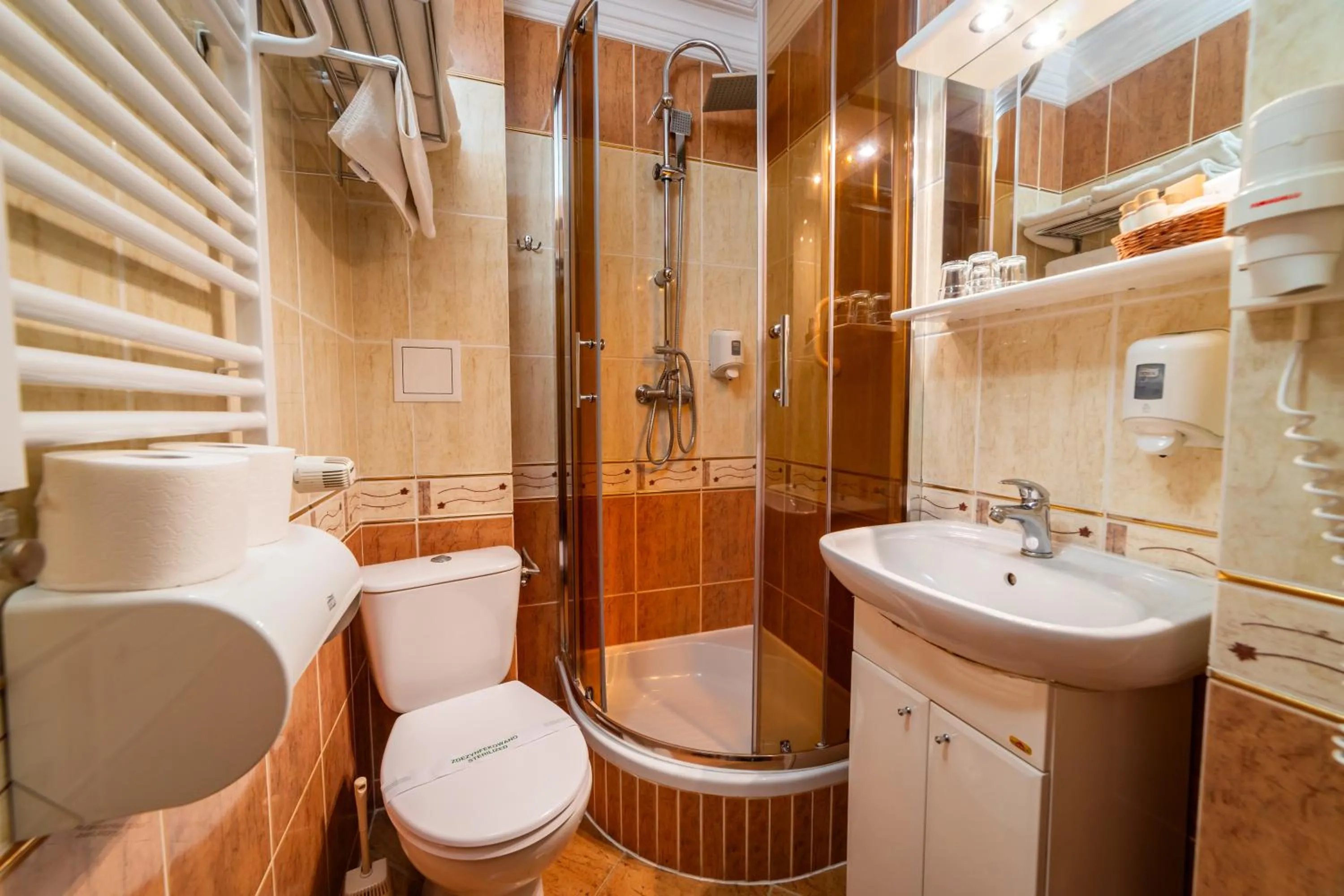 Shower in Hotel Solar Palace SPA & Wellness