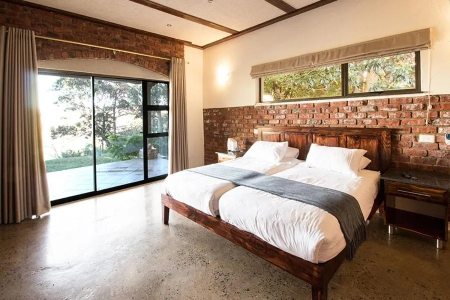 Bed in Stephan's Guest House