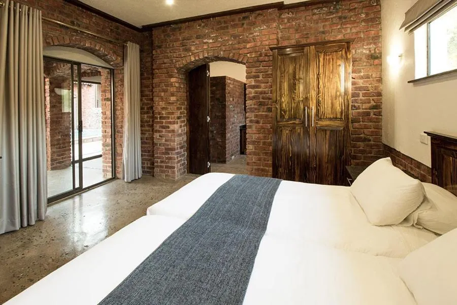 Bed in Stephan's Guest House