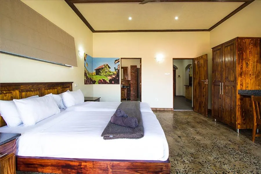 Bed in Stephan's Guest House