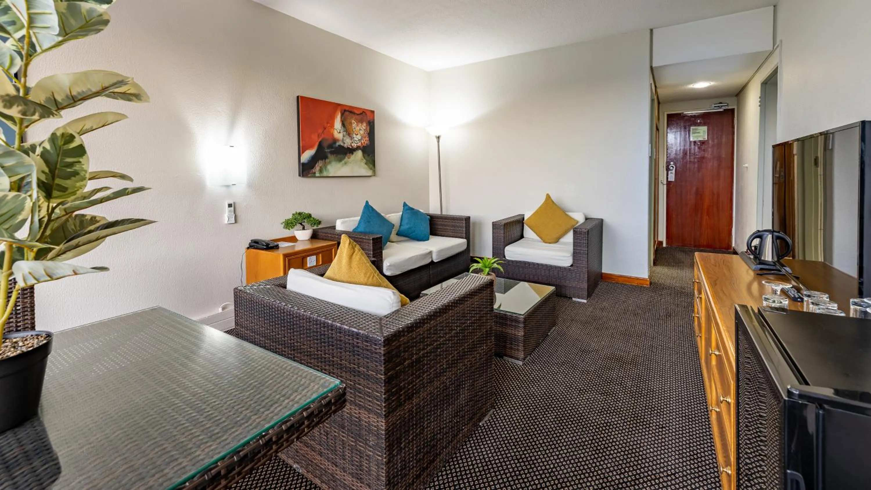 Living room in African Sky Harrismith Inn