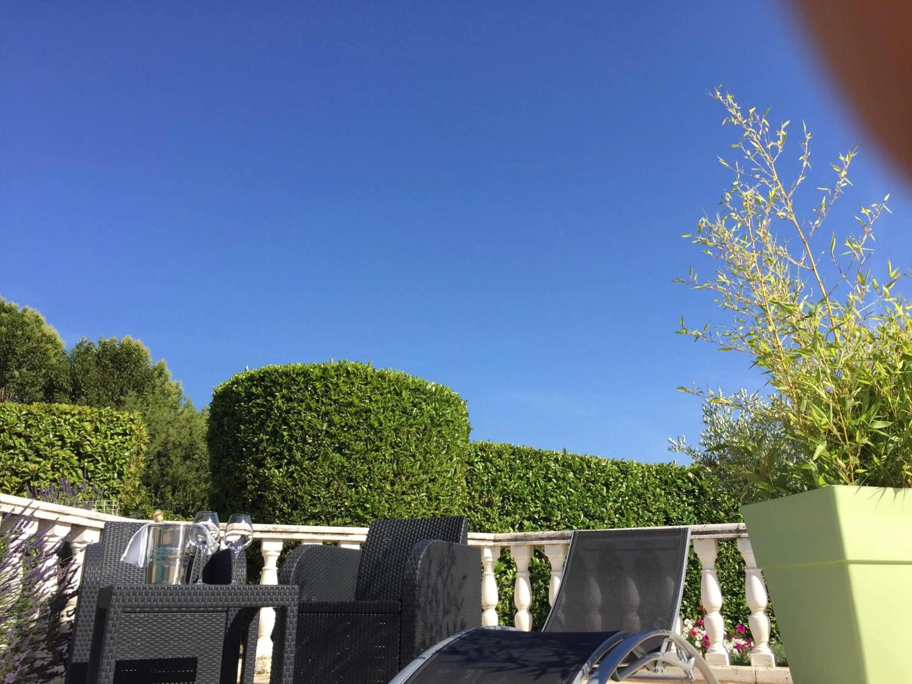 Patio in Auberge Les Olivades