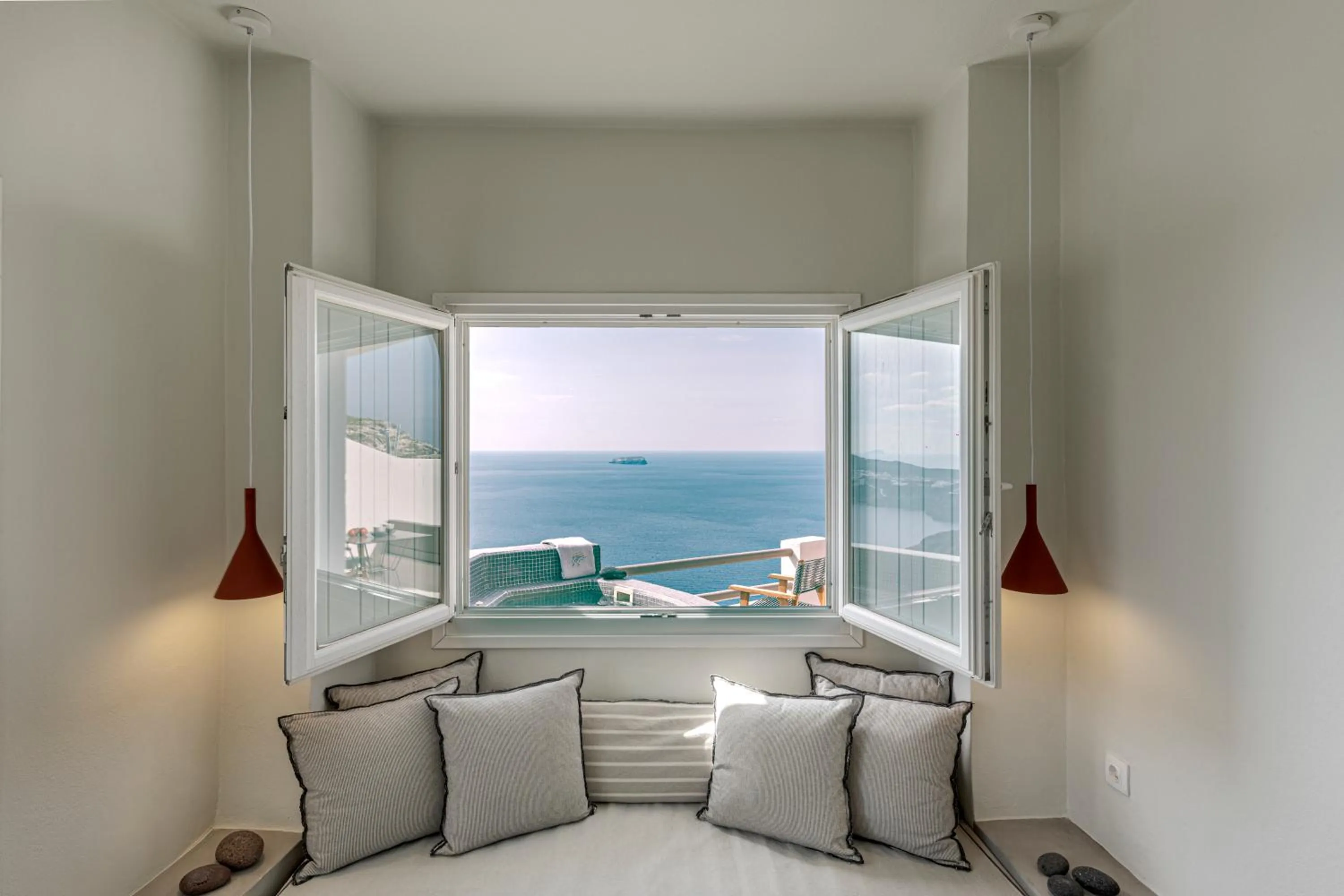 View (from property/room) in Grand View - Megalochori Santorini