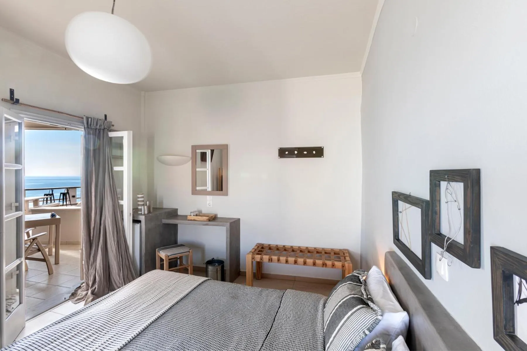 Bedroom, Bed in Grand View - Megalochori Santorini