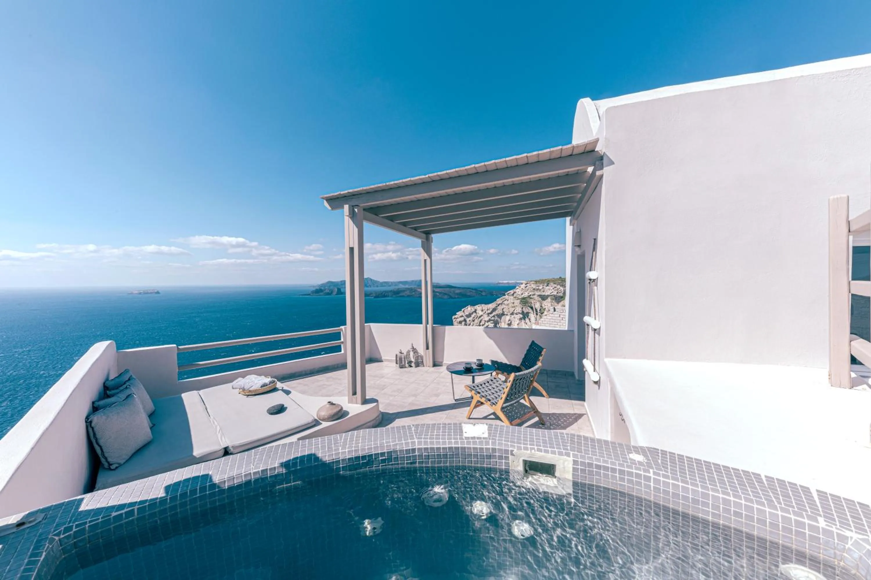 Sea view in Grand View - Megalochori Santorini