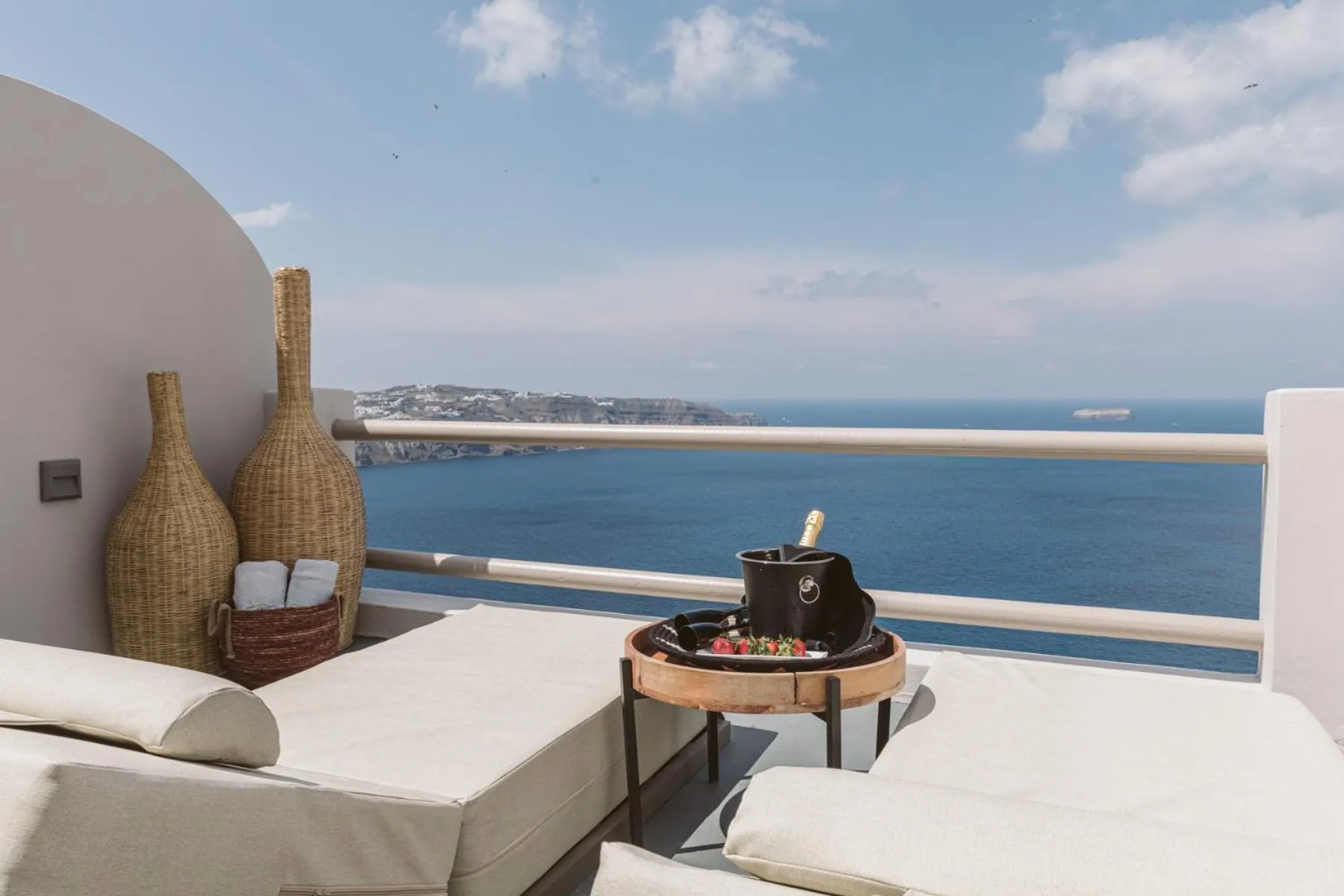 Patio in Grand View - Megalochori Santorini