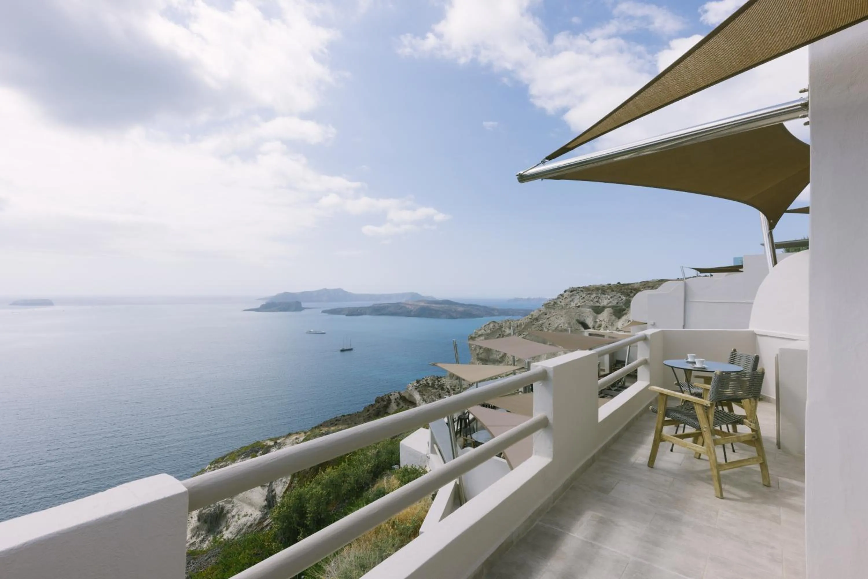 Natural landscape in Grand View - Megalochori Santorini