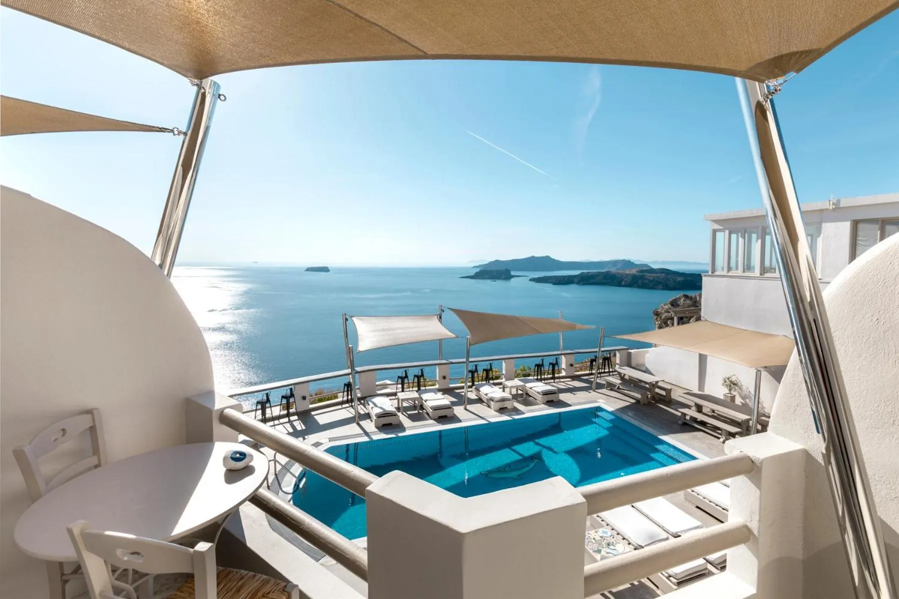 View (from property/room) in Grand View - Megalochori Santorini