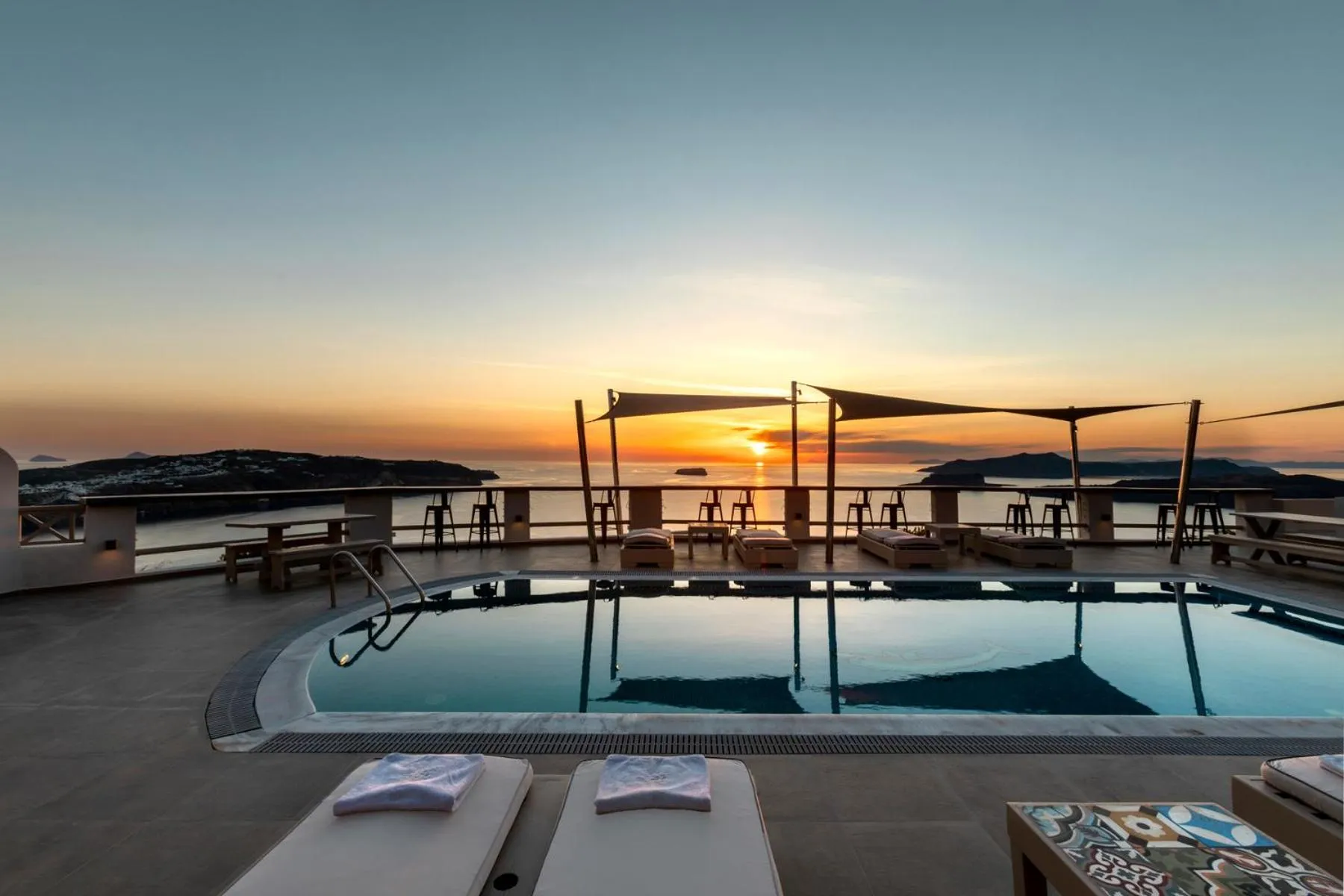 Natural landscape in Grand View - Megalochori Santorini