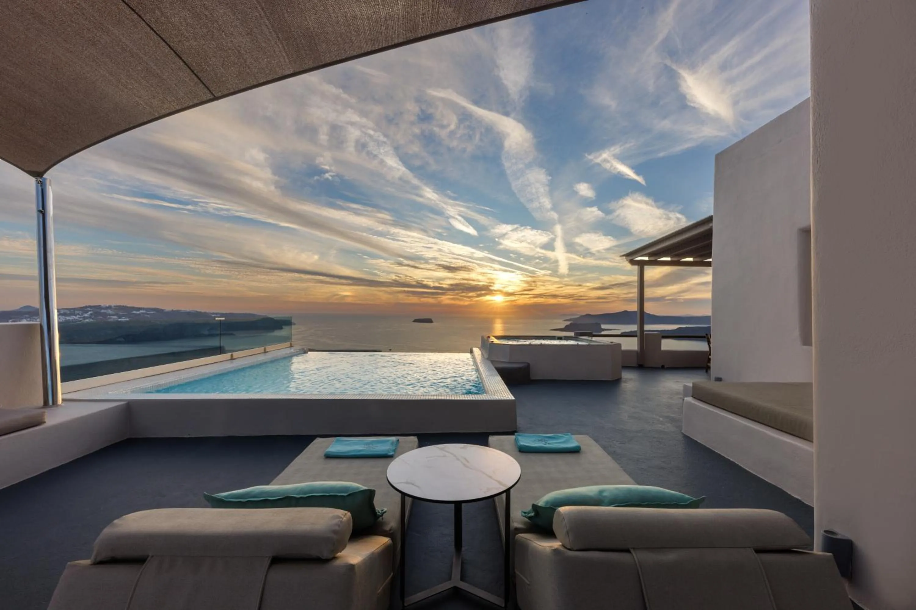 Patio in Grand View - Megalochori Santorini