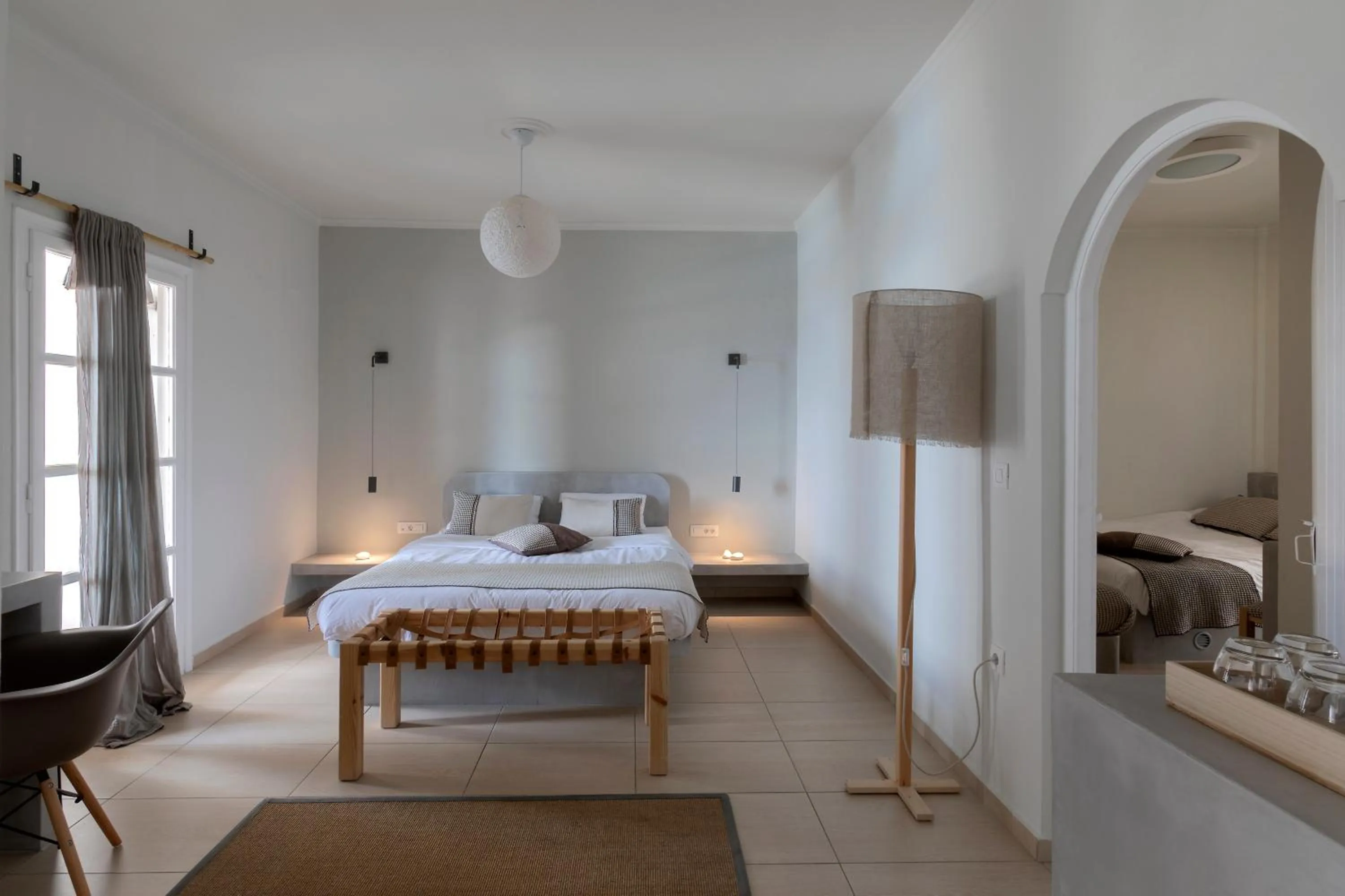 Bedroom, Bed in Grand View - Megalochori Santorini