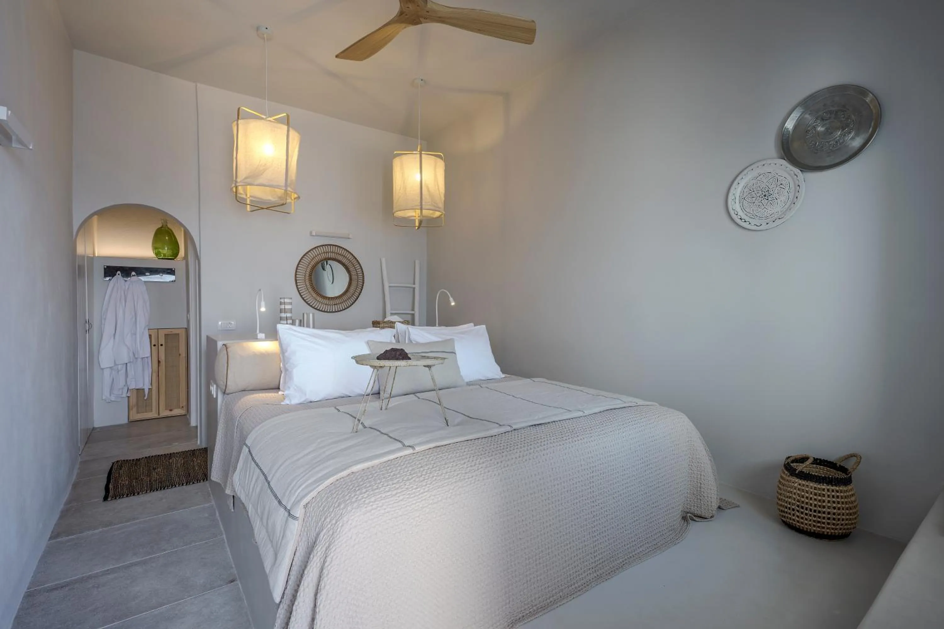 Bedroom, Bed in Grand View - Megalochori Santorini