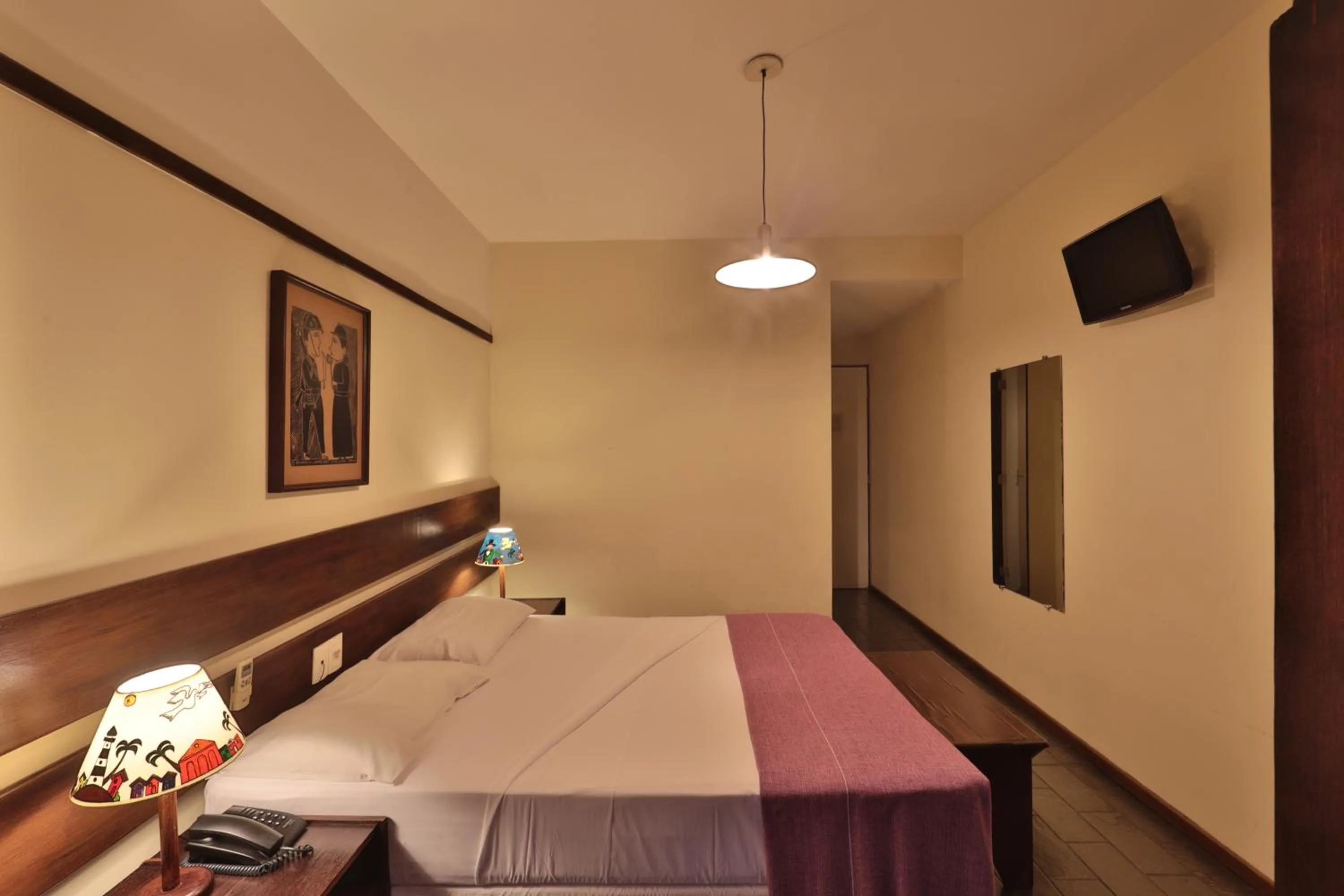 Bed in Hotel Pousada São Francisco