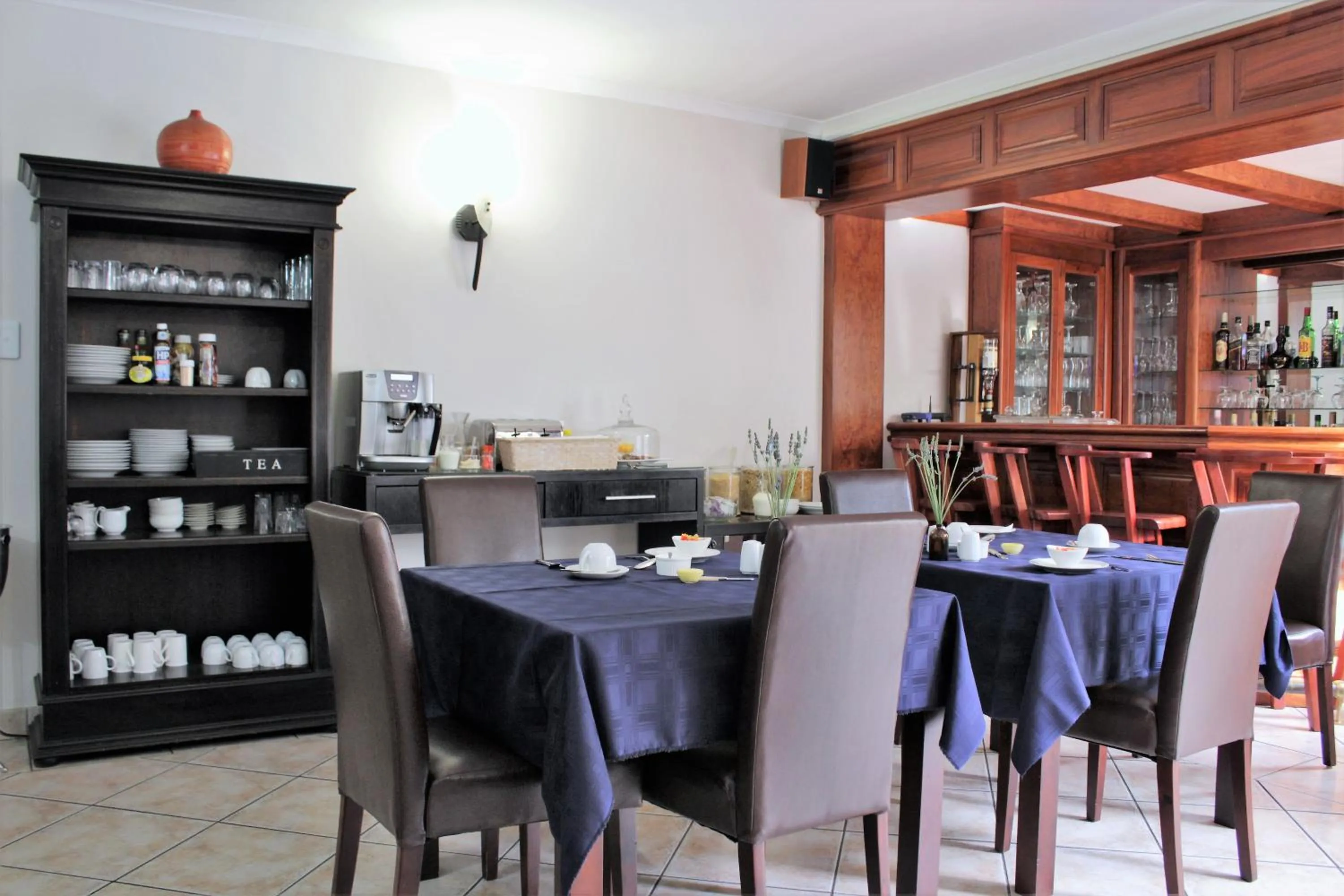 Dining area in President Lodge