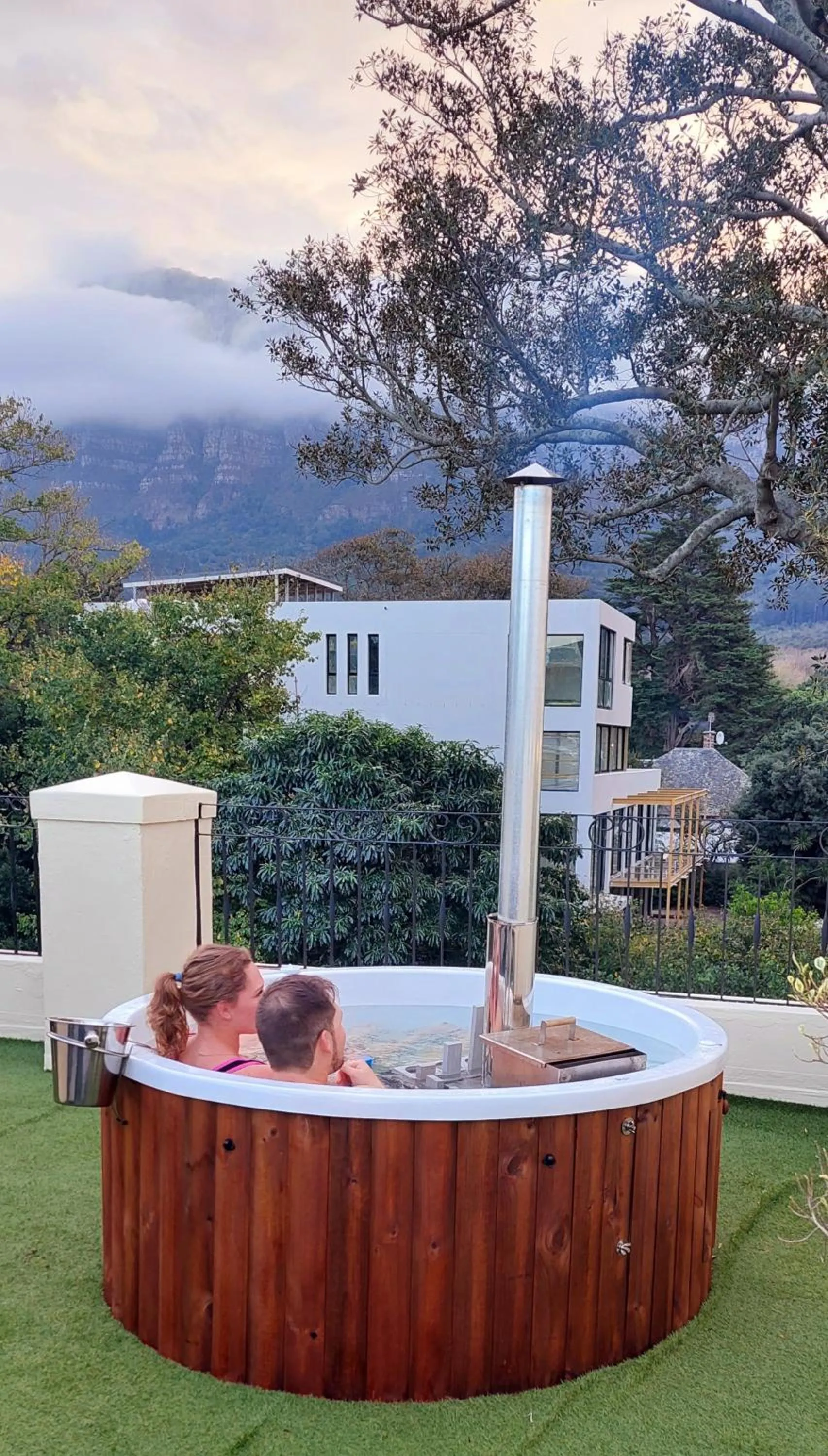 Hot Tub in Riversong Guest House