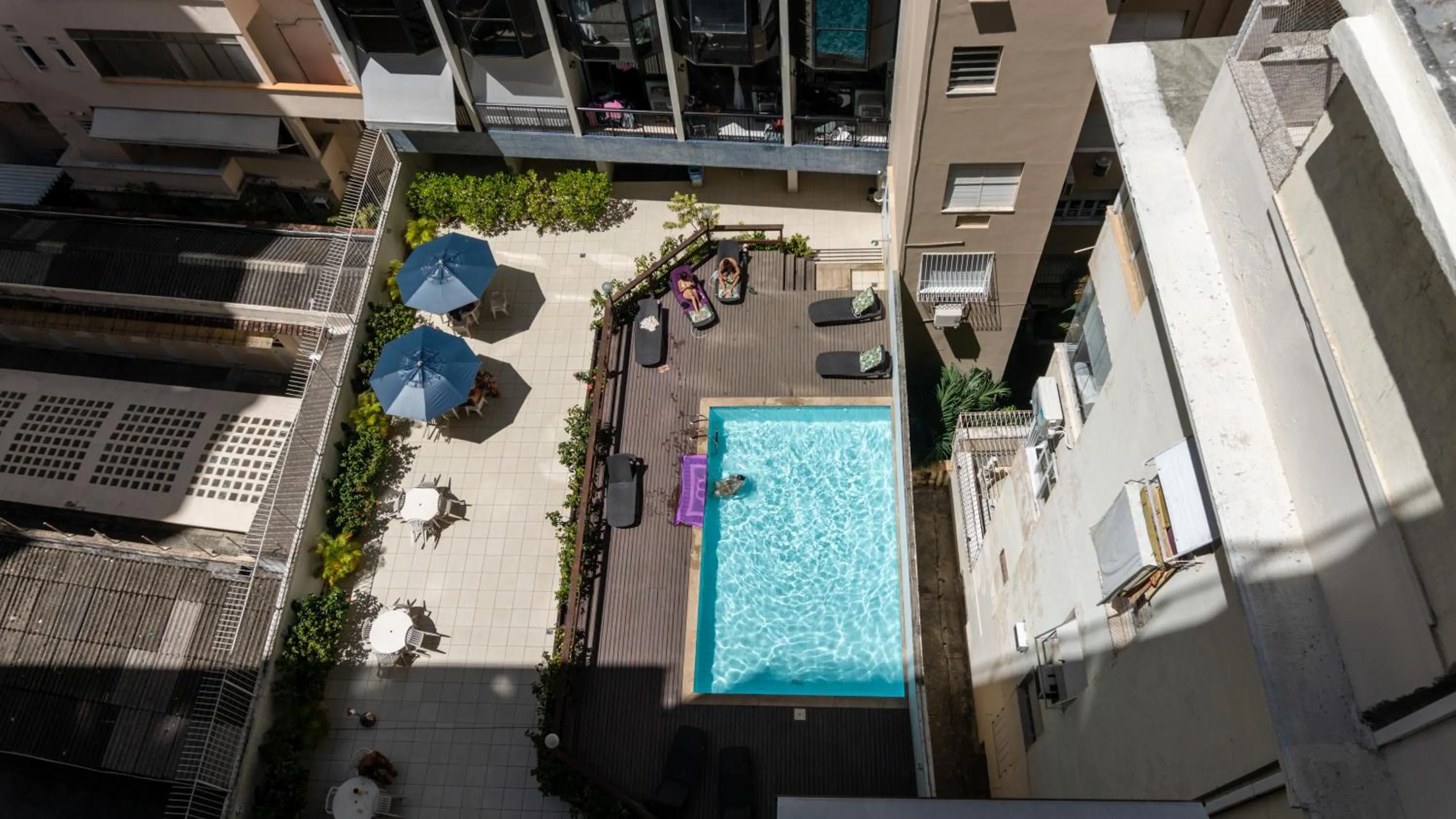 Bird's eye view in Duplex charmoso - Ótima localização