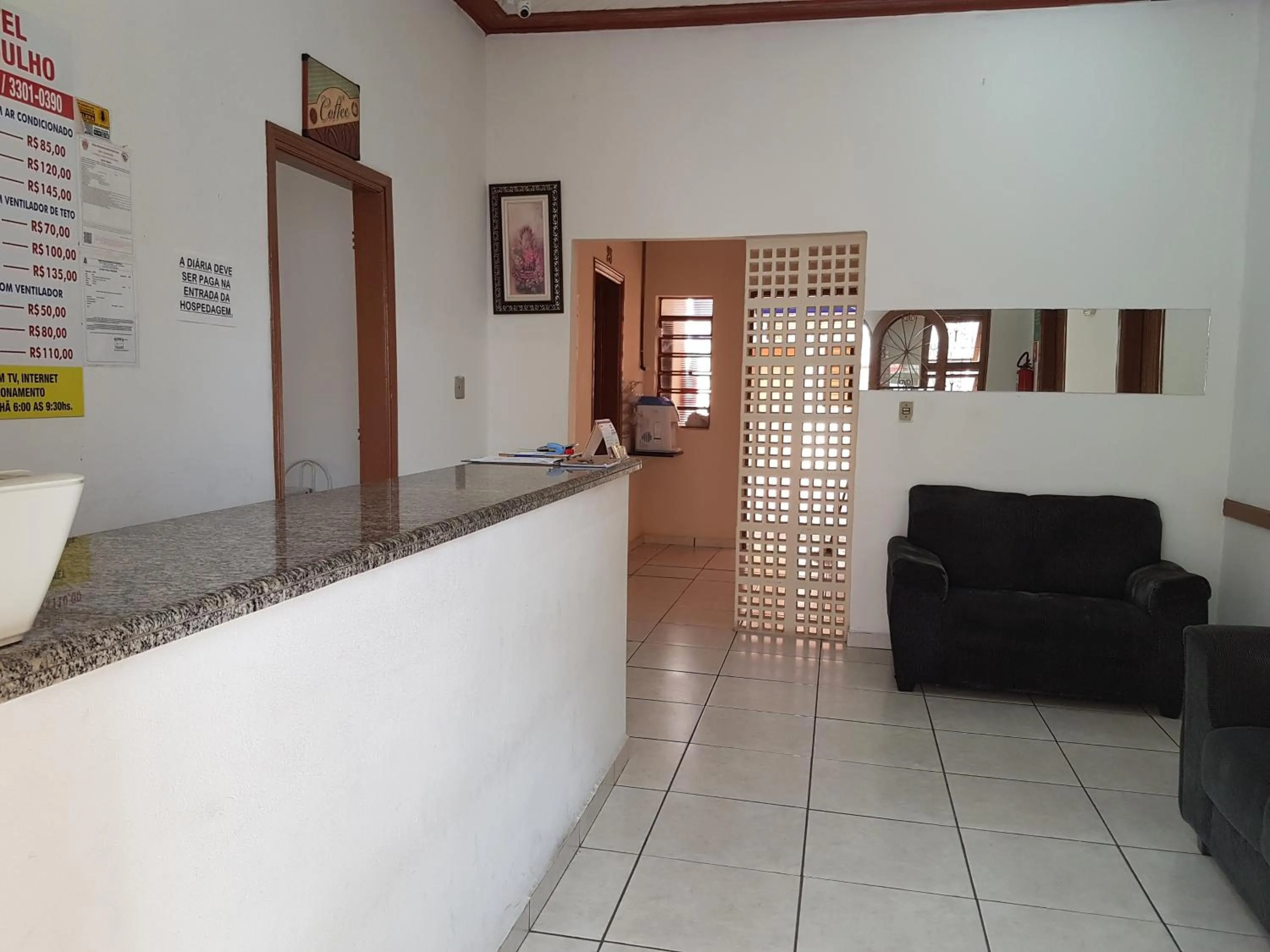 Lobby or reception in Hotel Nove De Julho