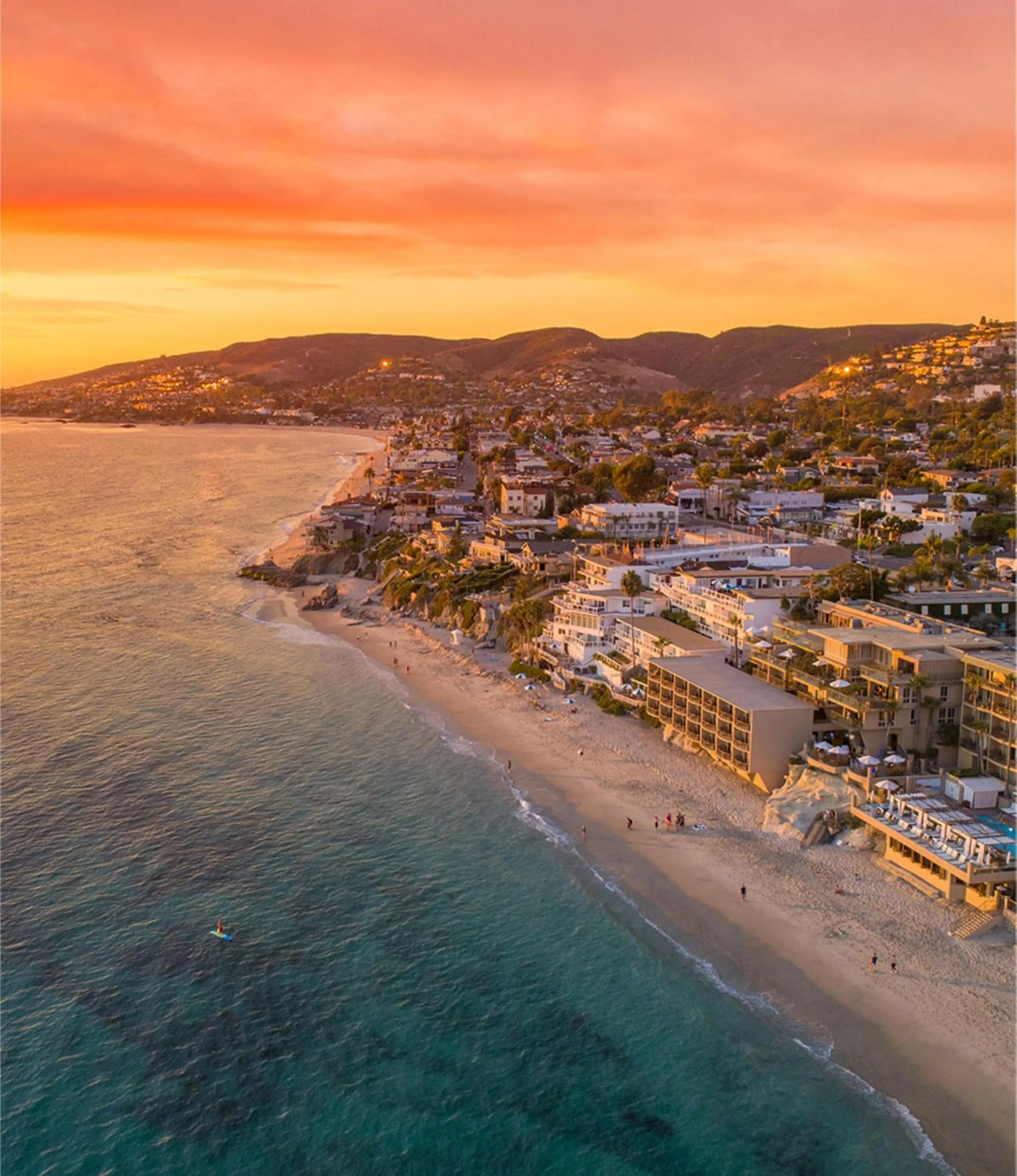 Beach in Surf & Sand Laguna Beach