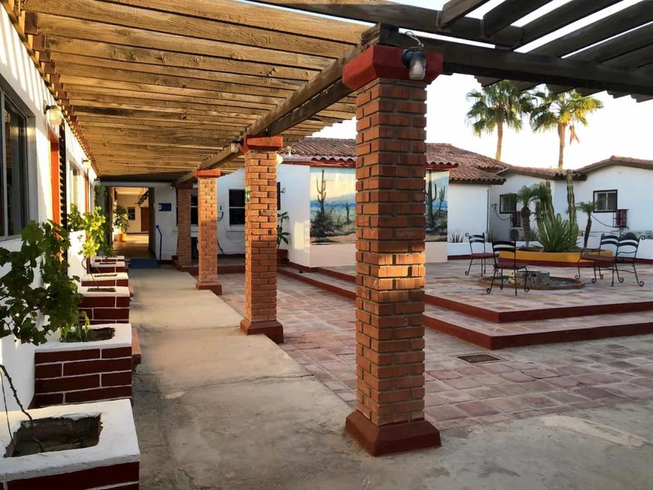 Patio in Hotel Las Palmas
